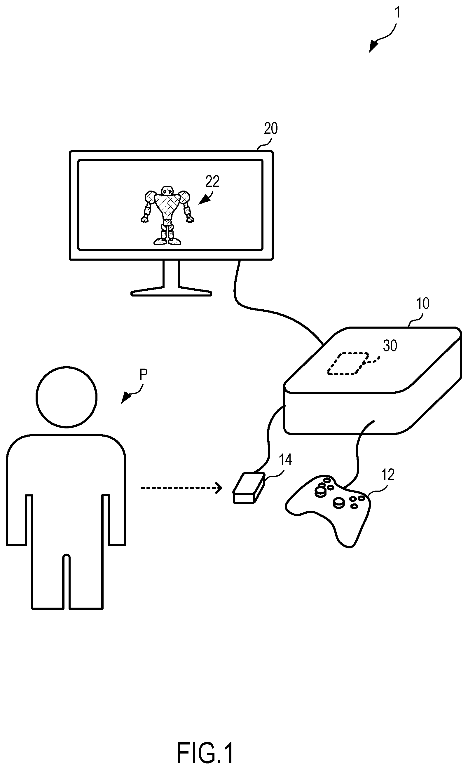 Patent US12102907 — Game device and computer-readable recording medium — Figure 1
