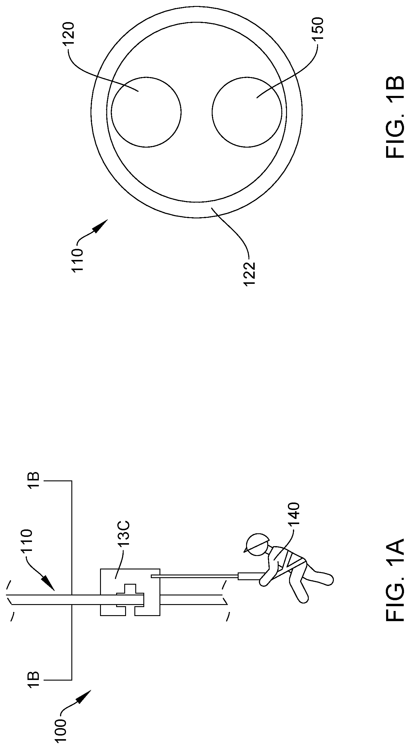 Patent US12102931 Figure 1 – Zip line system with turns and method of use