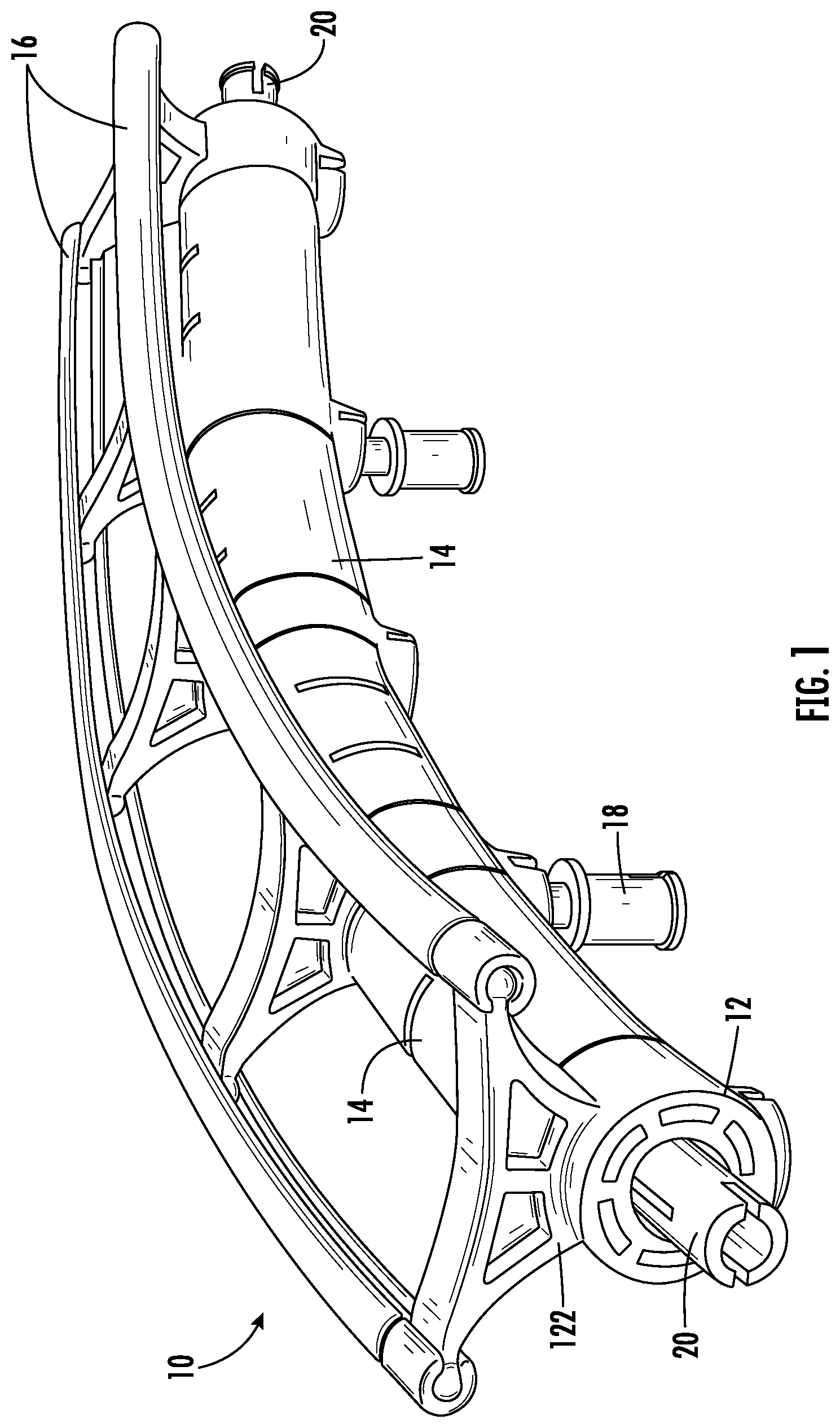 Patent US12102933 — Flexible track assembly — Figure 1