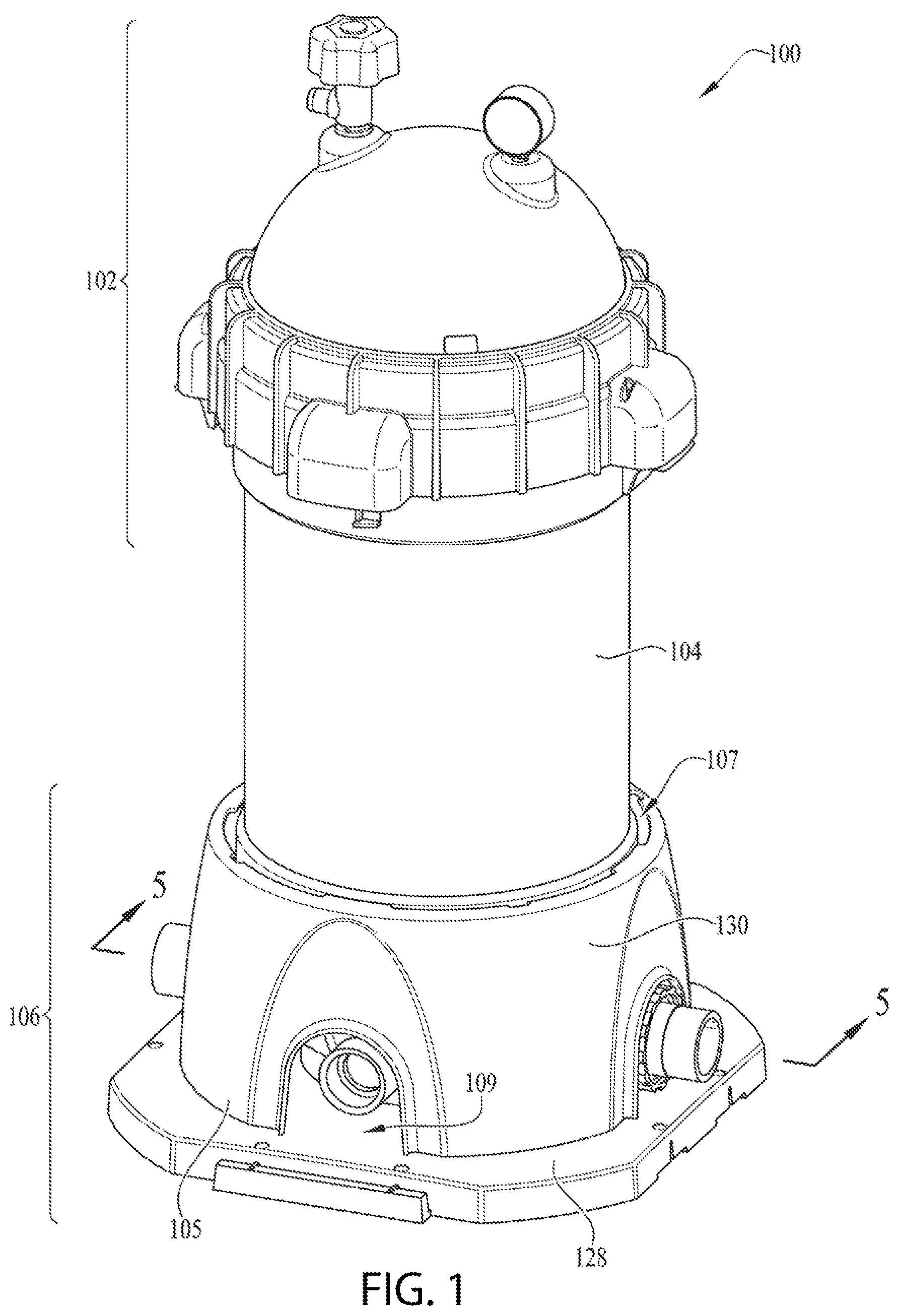 Patent US12102946 Figure 1 – Pipeline filter