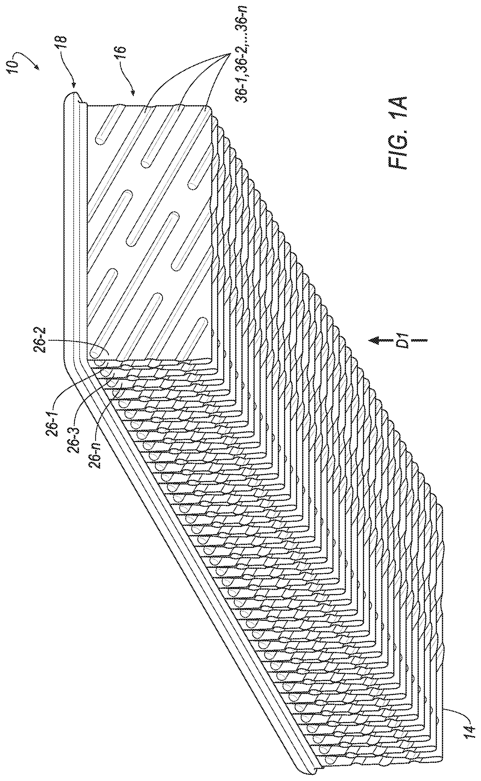 Patent US12102949 — Filter media having angled embossments — Figure 1