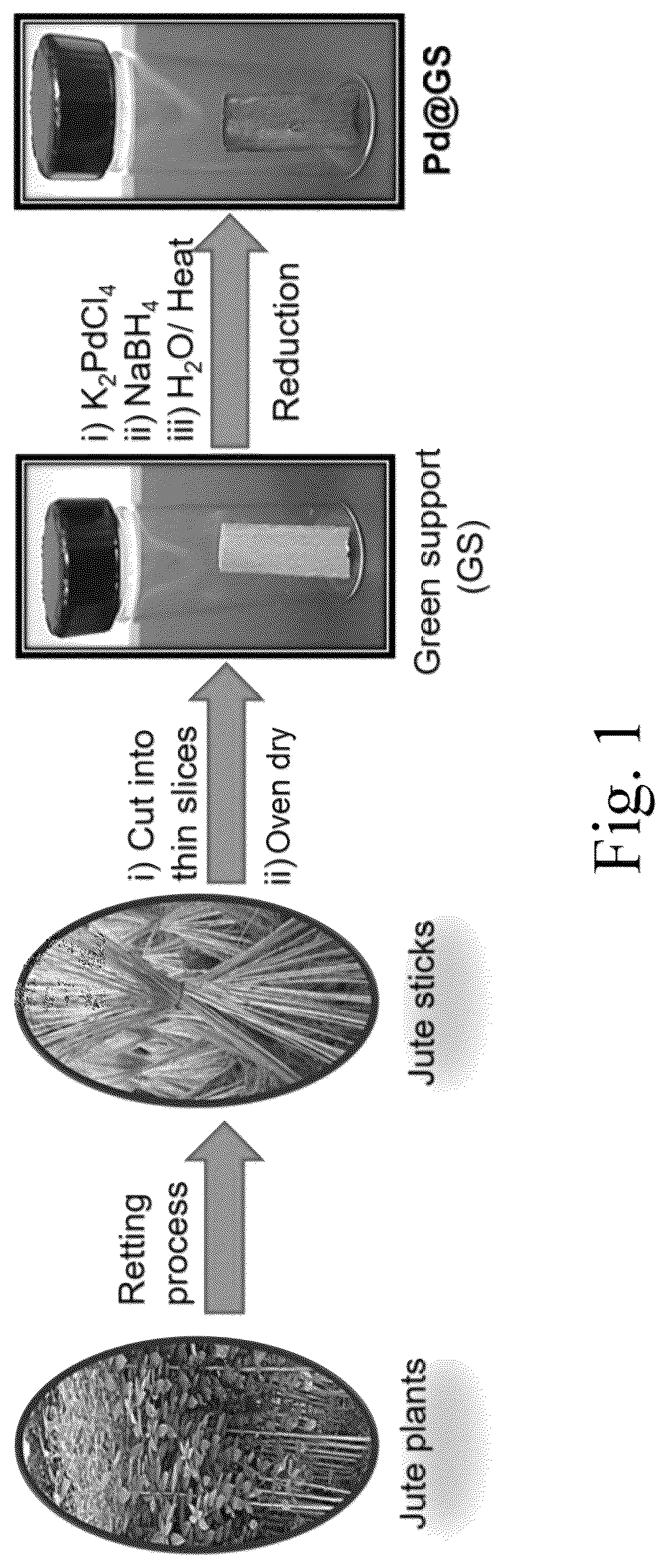 Patent US12102984 — Green method for preparing jute stem-supported catalyst — Figure 1