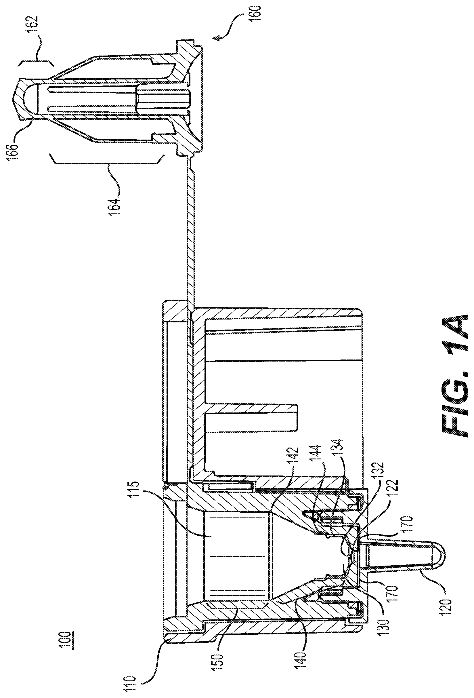 Patent US12103006 — Self-metering of fluid into a reaction chamber — Figure 1