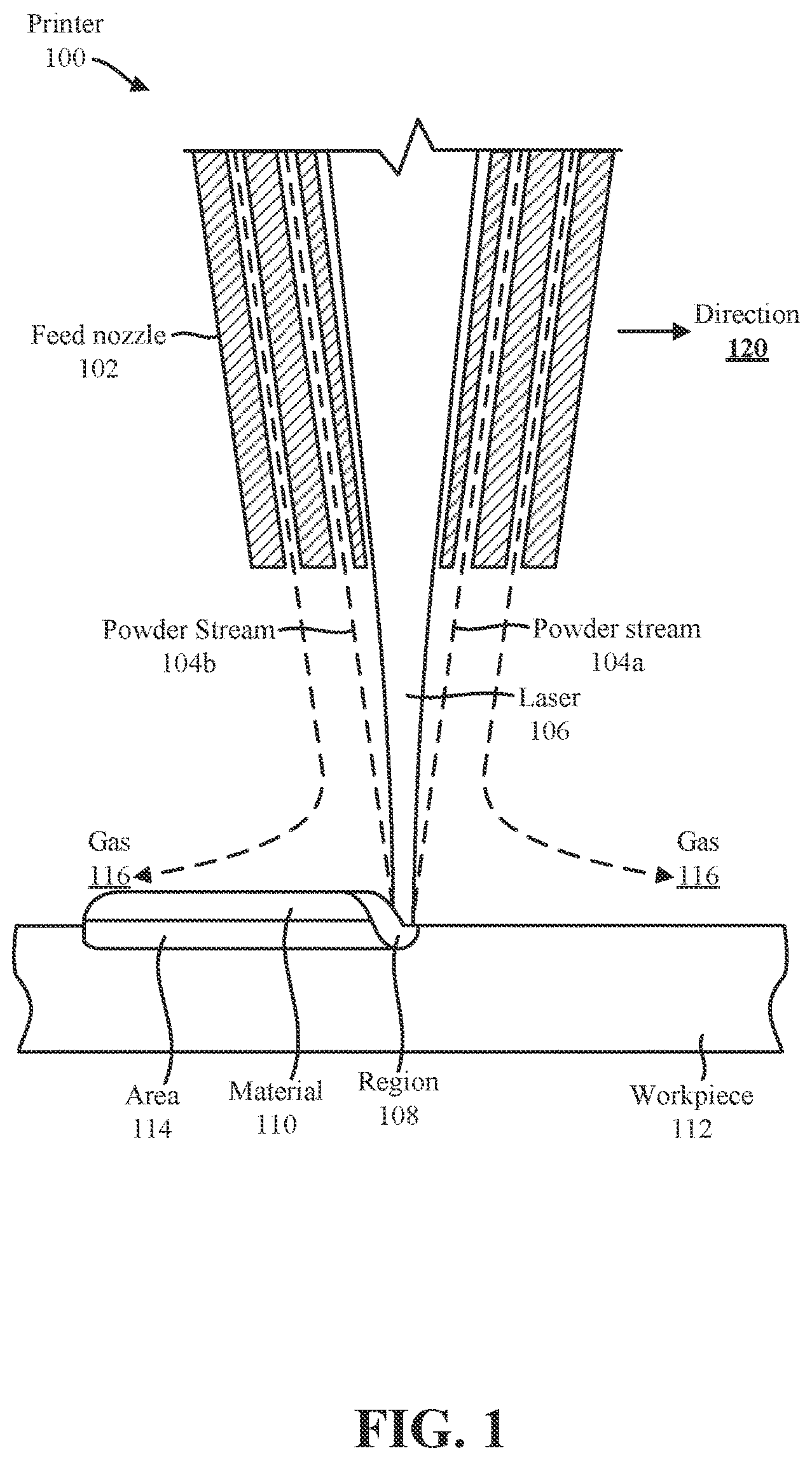 Patent US12103008 — Methods and apparatuses for ball milling to produce powder for additive manufacturing — Figure 1