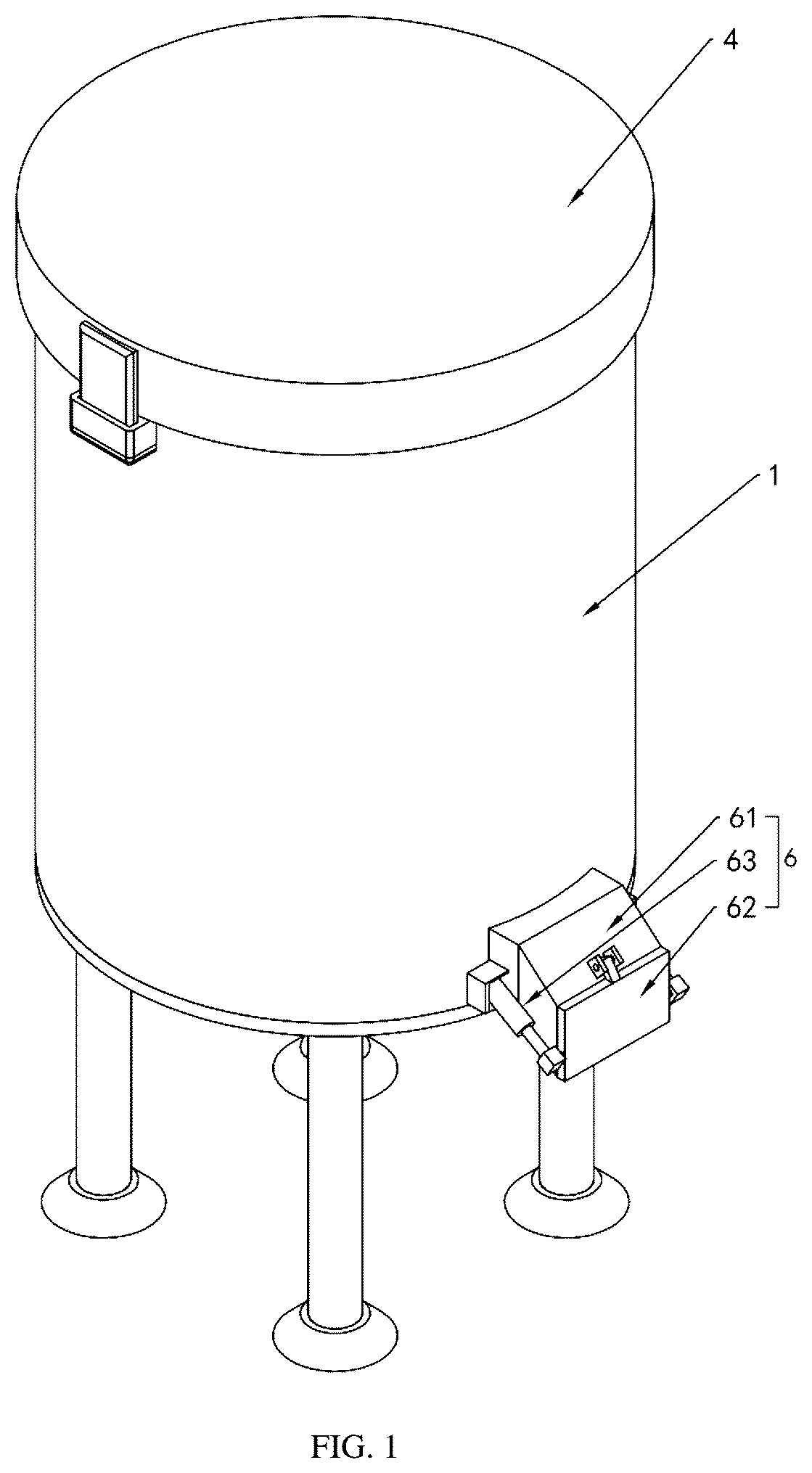 Patent US12103010 — Medical waste treatment machine with anti-clogging function — Figure 1