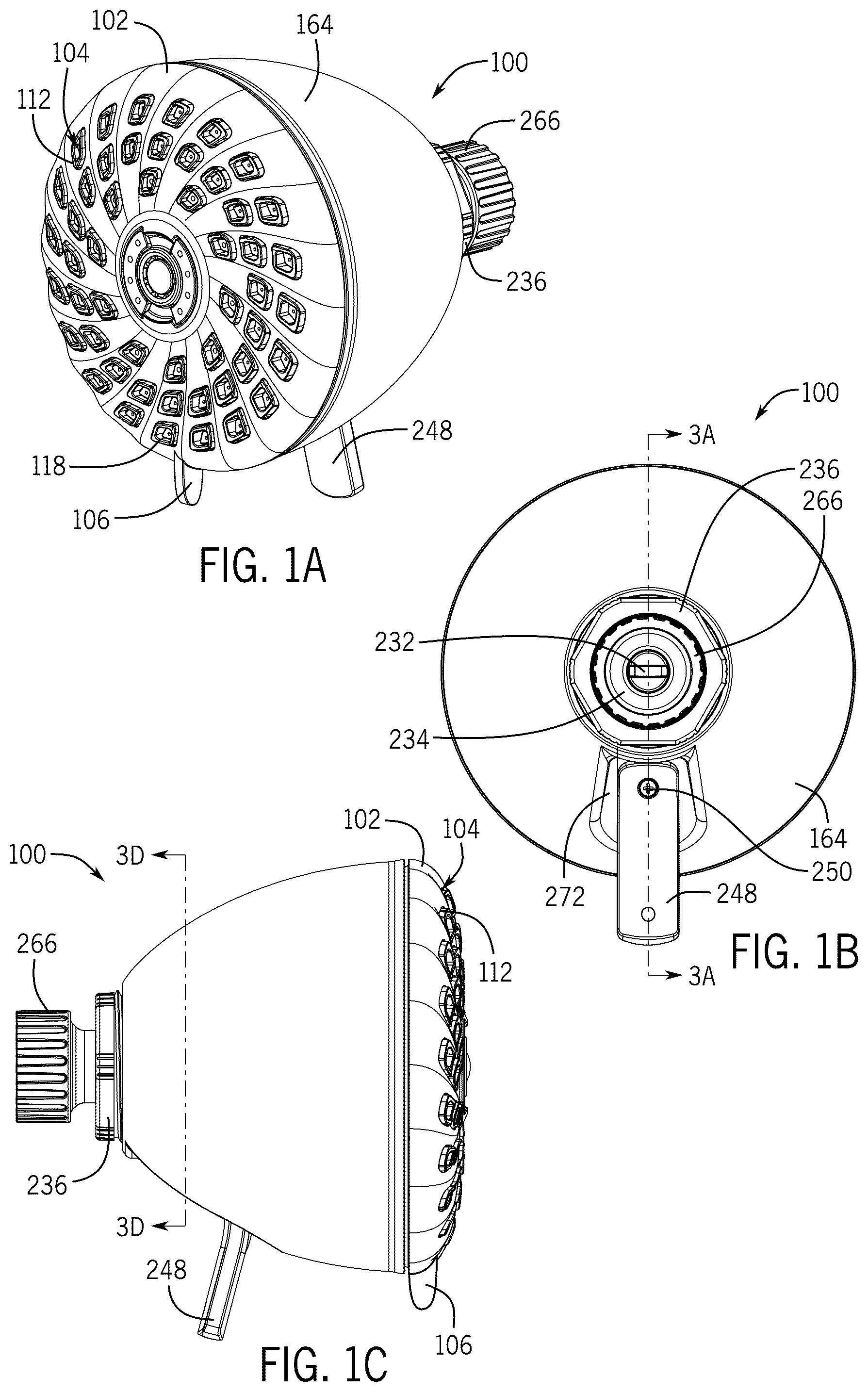 Patent US12103021 — Pause assembly for showerheads — Figure 1