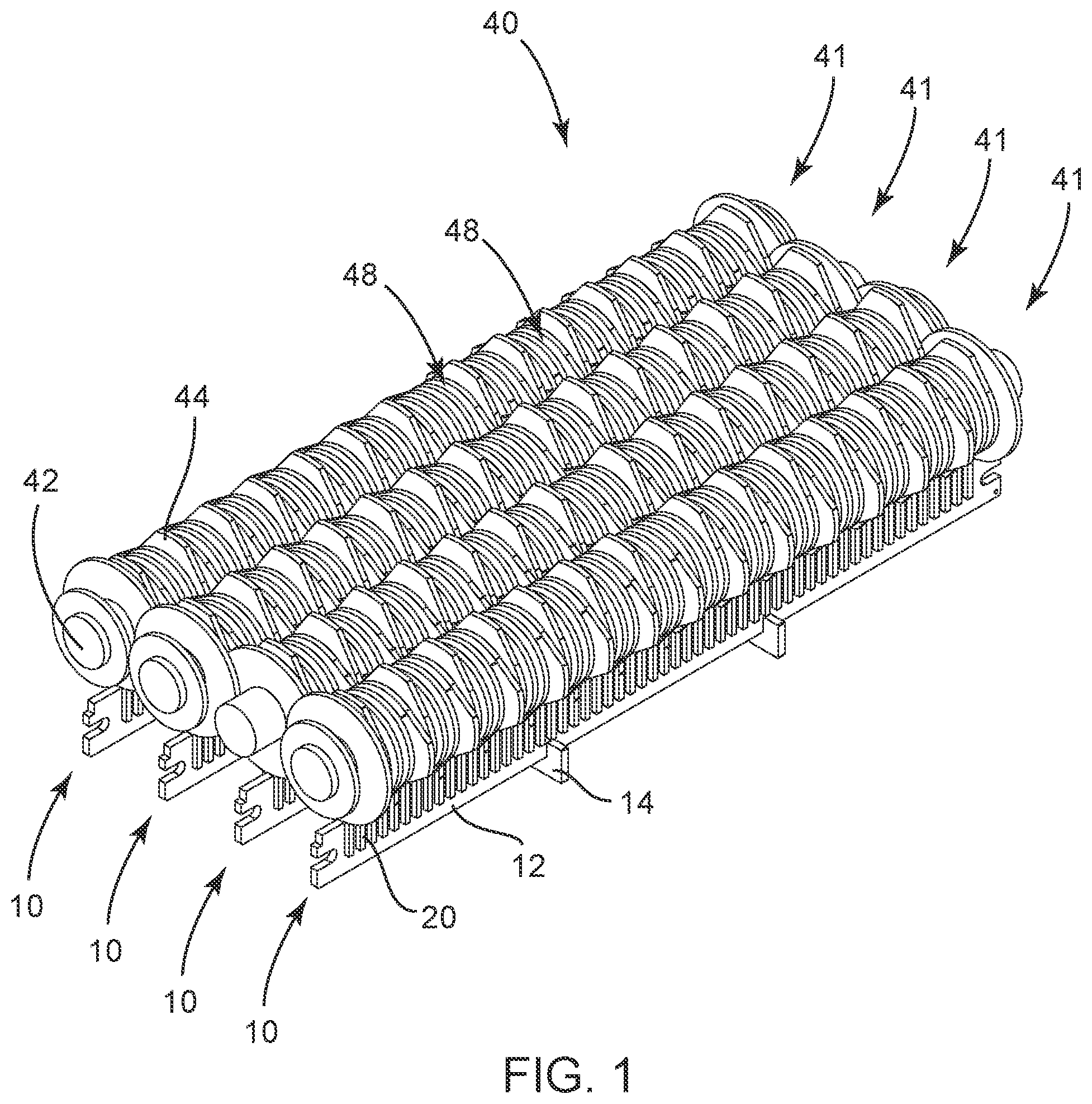 Patent US12103044 — Rake for a mechanical screening bucket — Figure 1