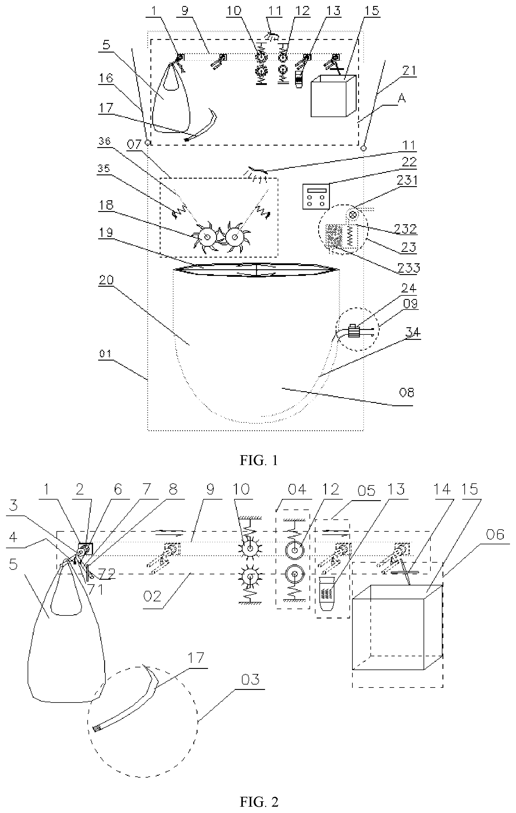 Patent US12103056 — Organic waste collection apparatus and method — Figure 1