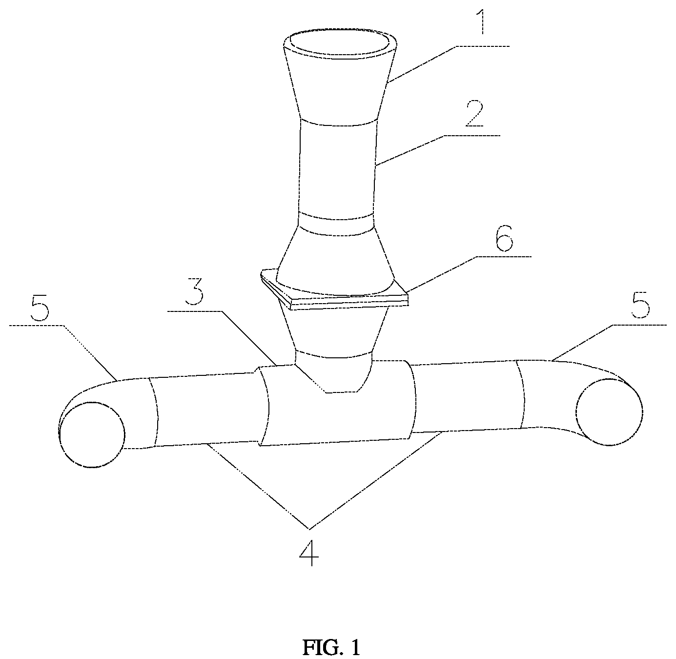 Patent US12103066 — High-temperature-resistant casting system and preparation method thereof — Figure 1
