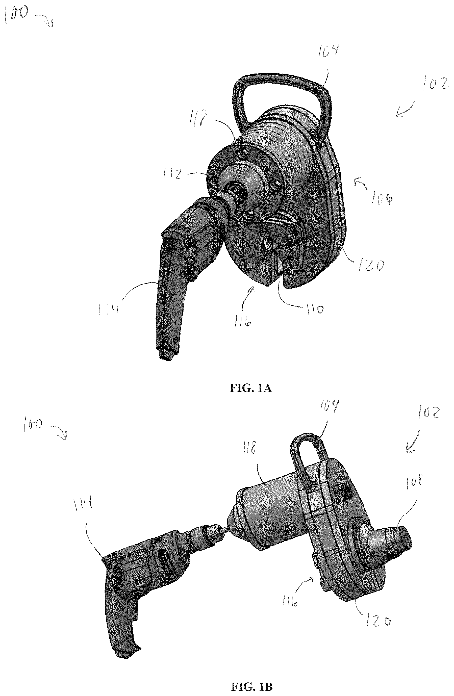 Patent US12103095 — Methods and apparatus for in-pocket tendon shearing — Figure 1