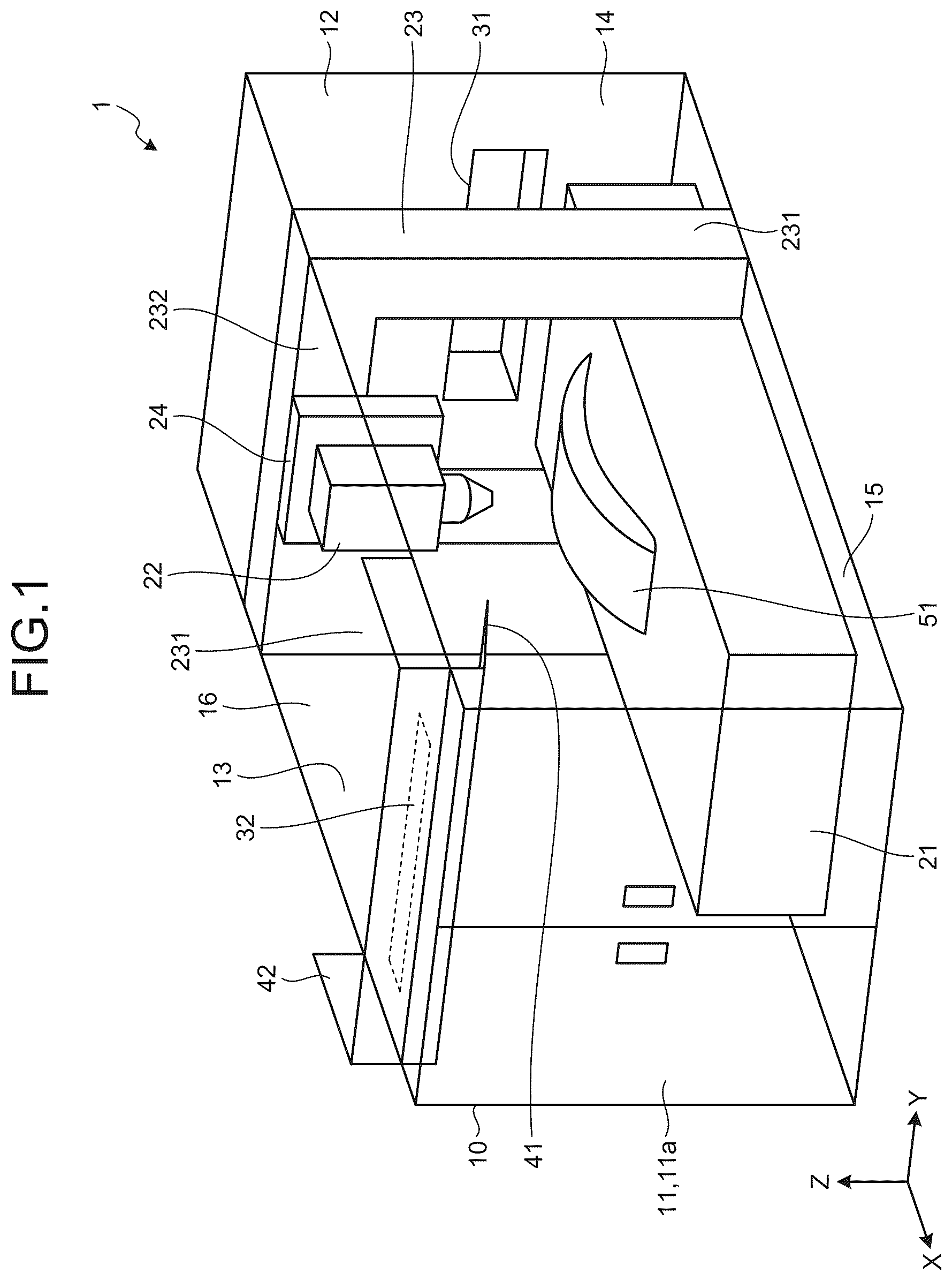 Patent US12103104 — Laser machine — Figure 1
