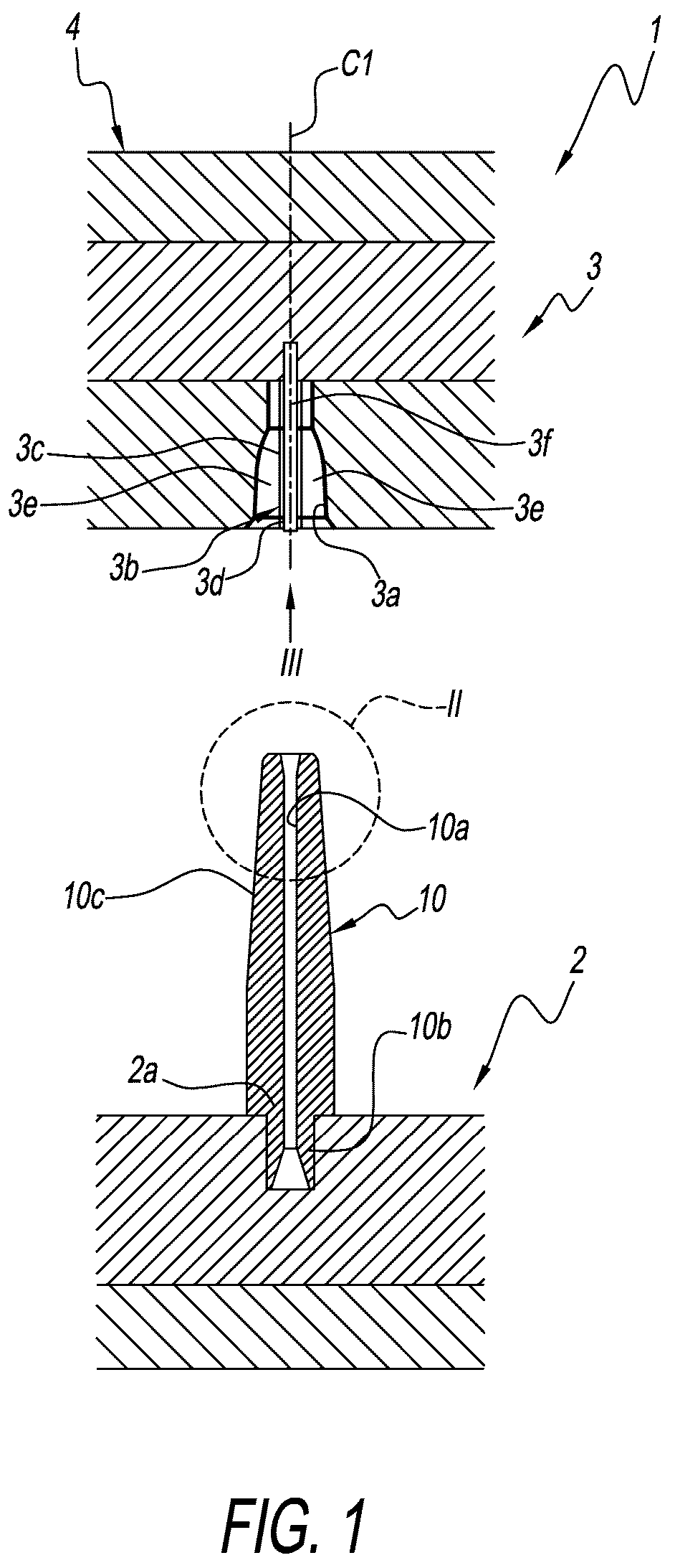 Patent US12103122 — Contact chip regenerating device — Figure 1