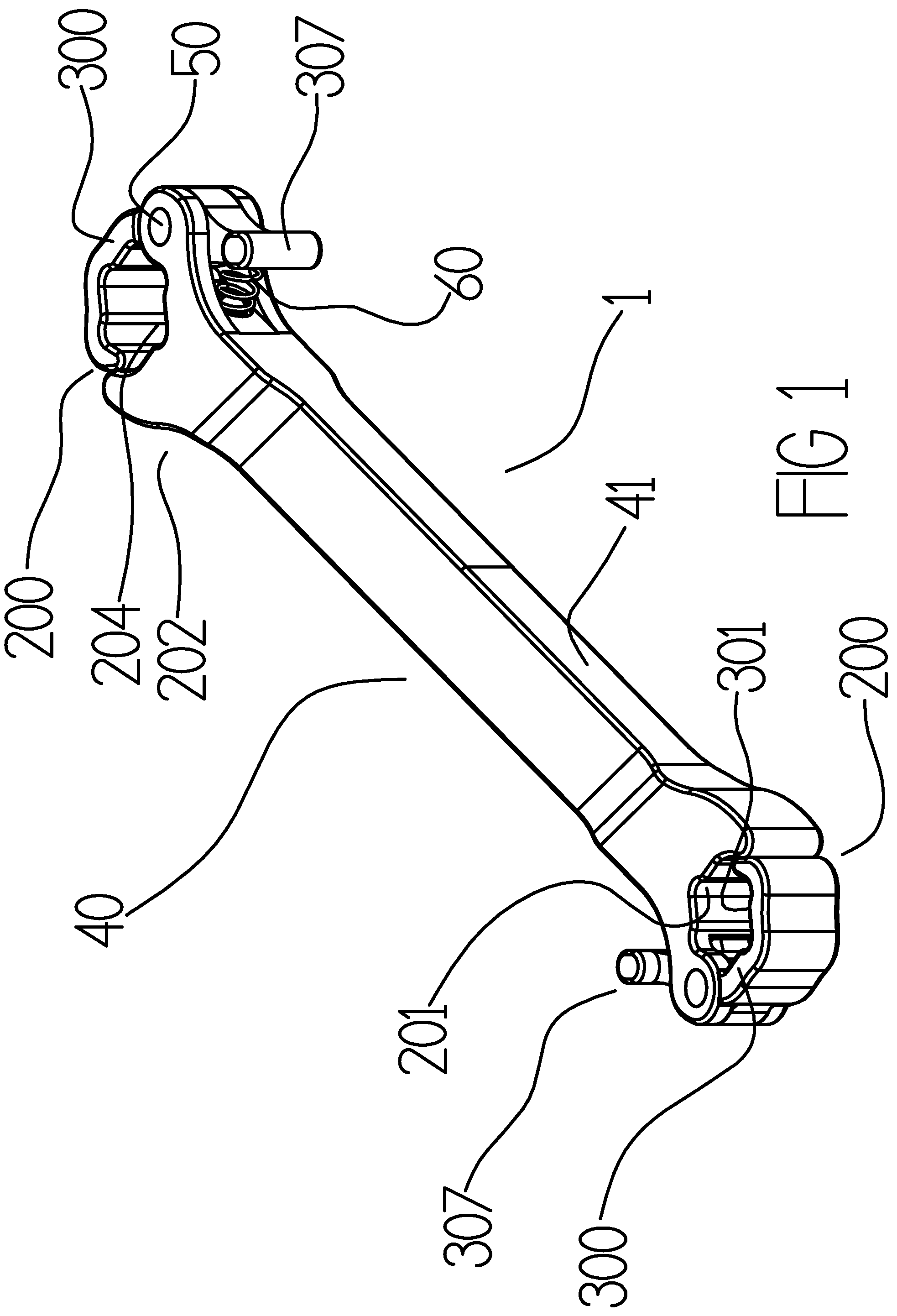 Patent US12103141 Figure 1 – Line wrench heads and line wrenches