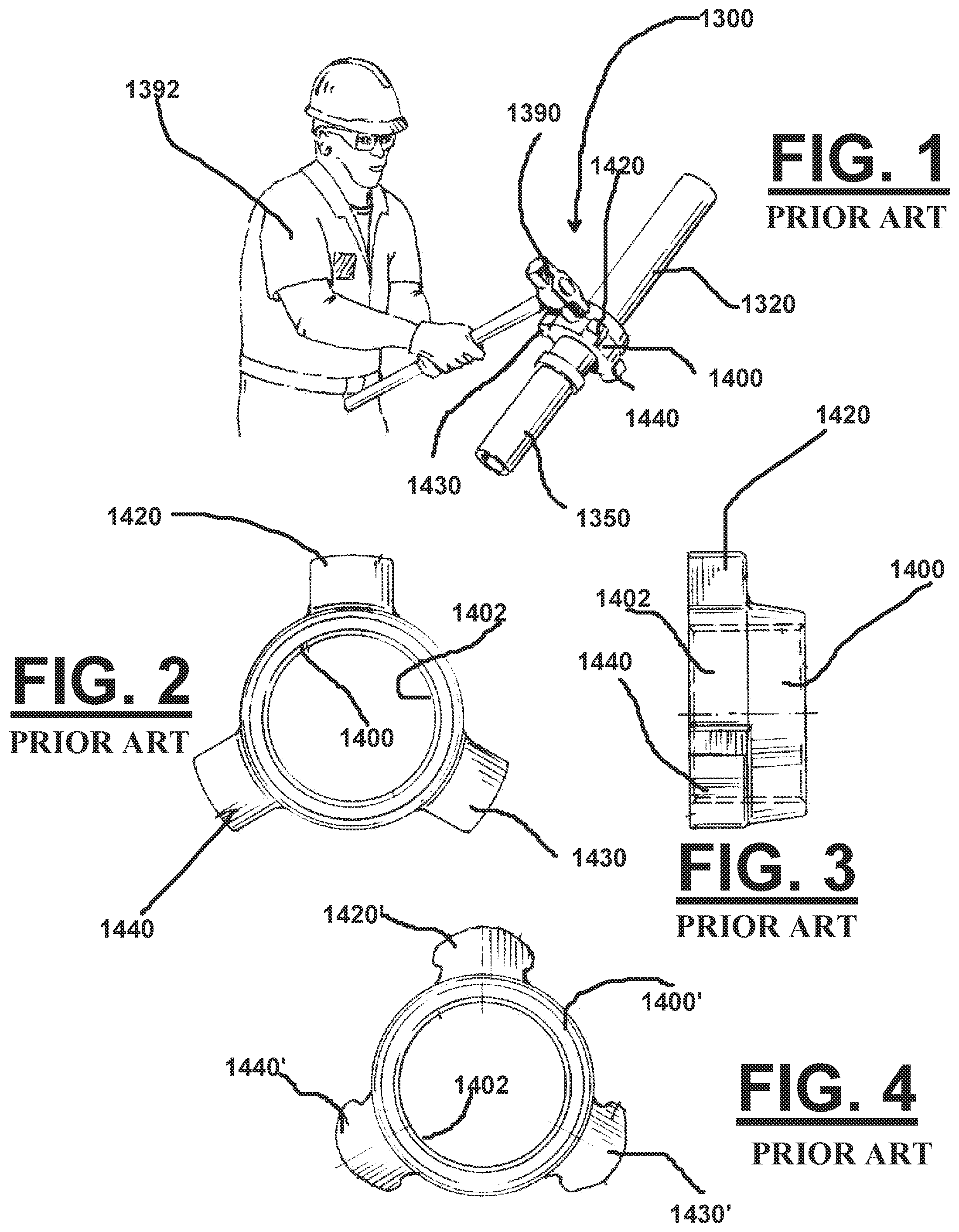Patent US12103143 — Method for tightening or loosening with a squeezing clamp hammer union torque tool — Figure 1