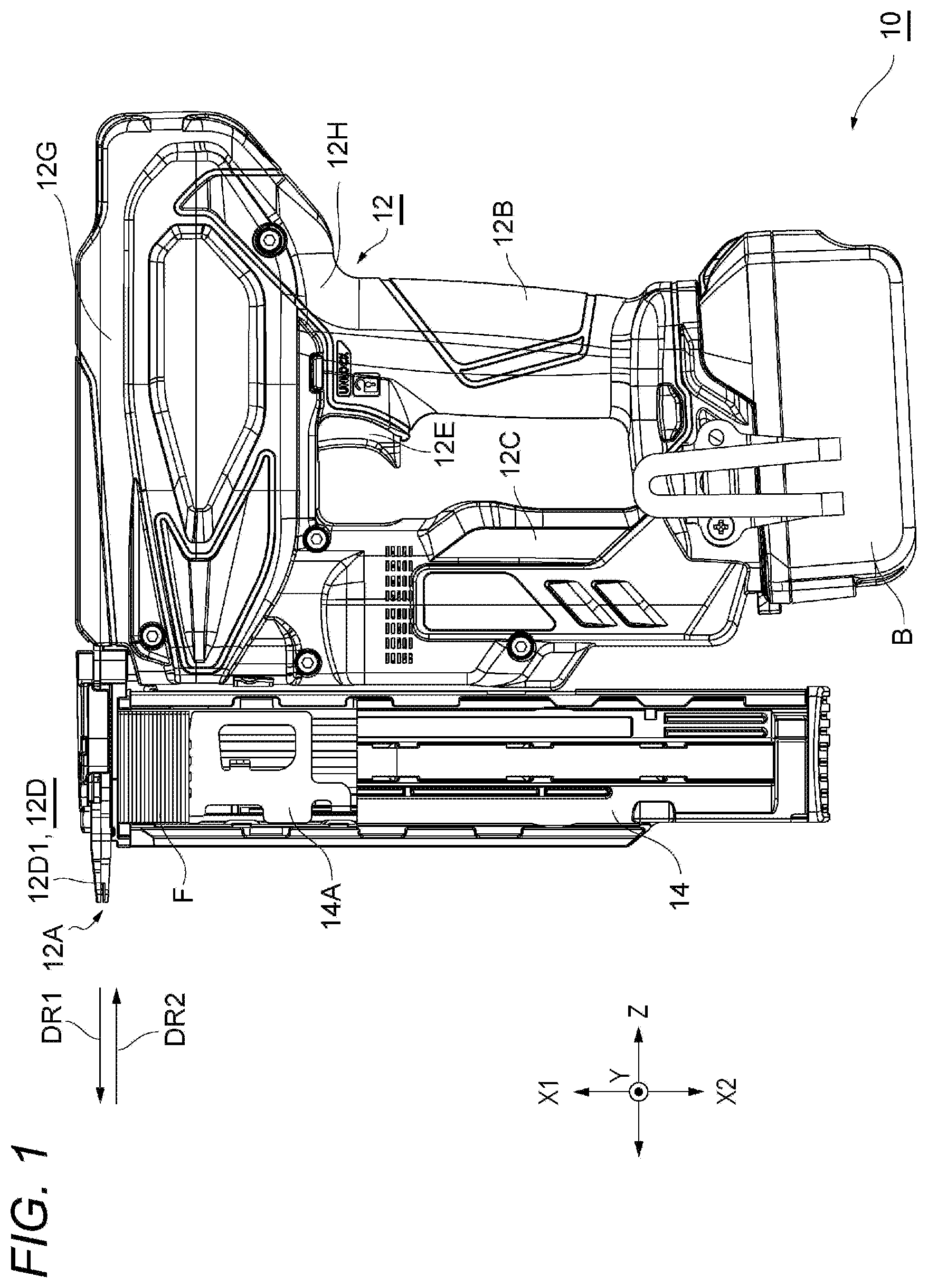 Patent US12103150 — Driving tool — Figure 1