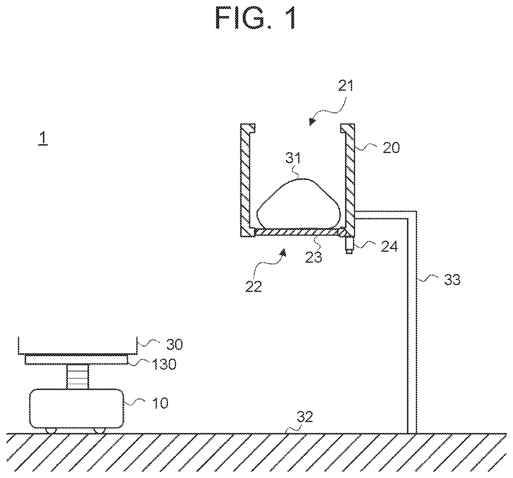 Patent US12103181 — Garbage box, garbage collection system, and garbage collection method — Figure 1
