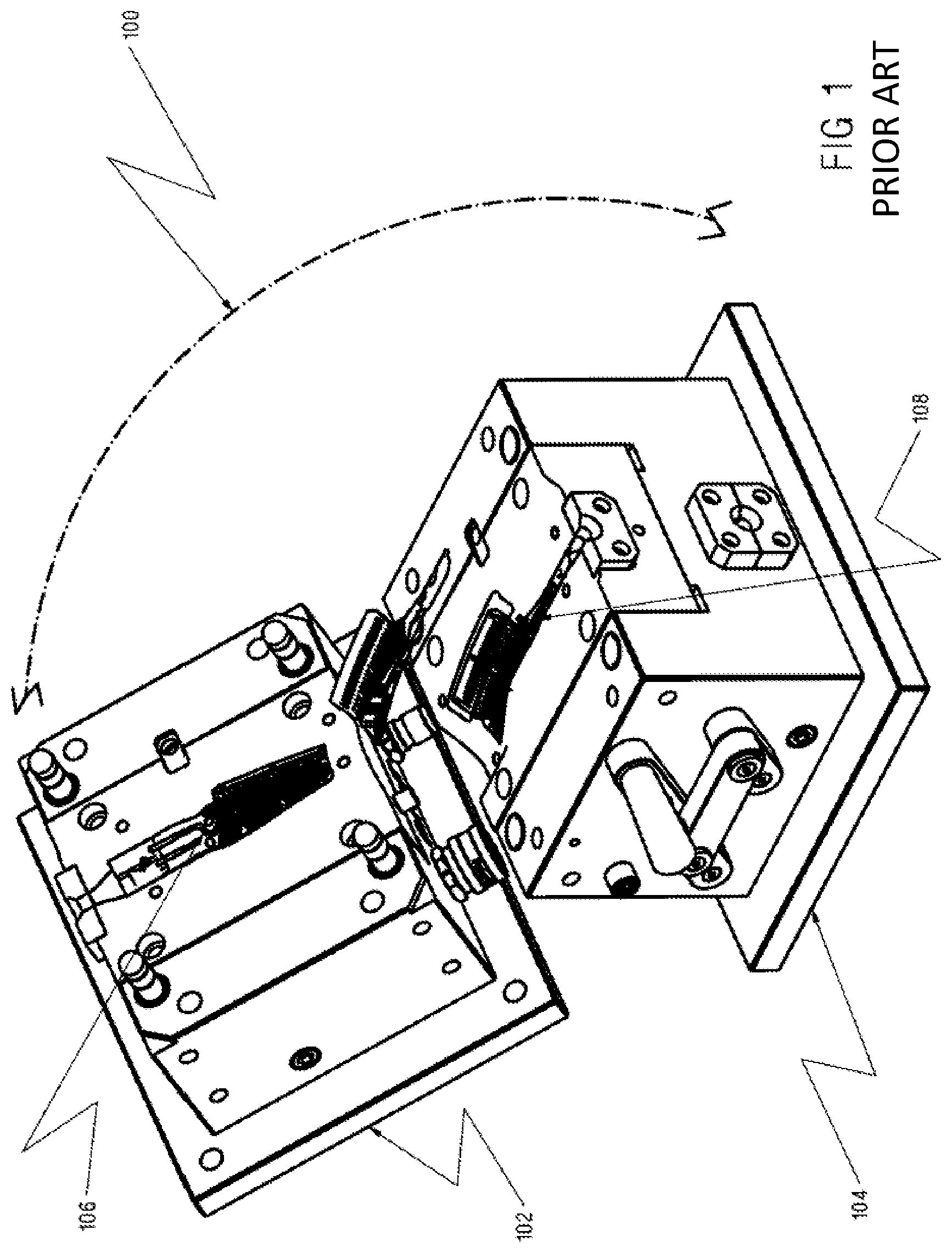 Patent US12103197 — Method and apparatus for improving core manufacturing for gas turbine components — Figure 1