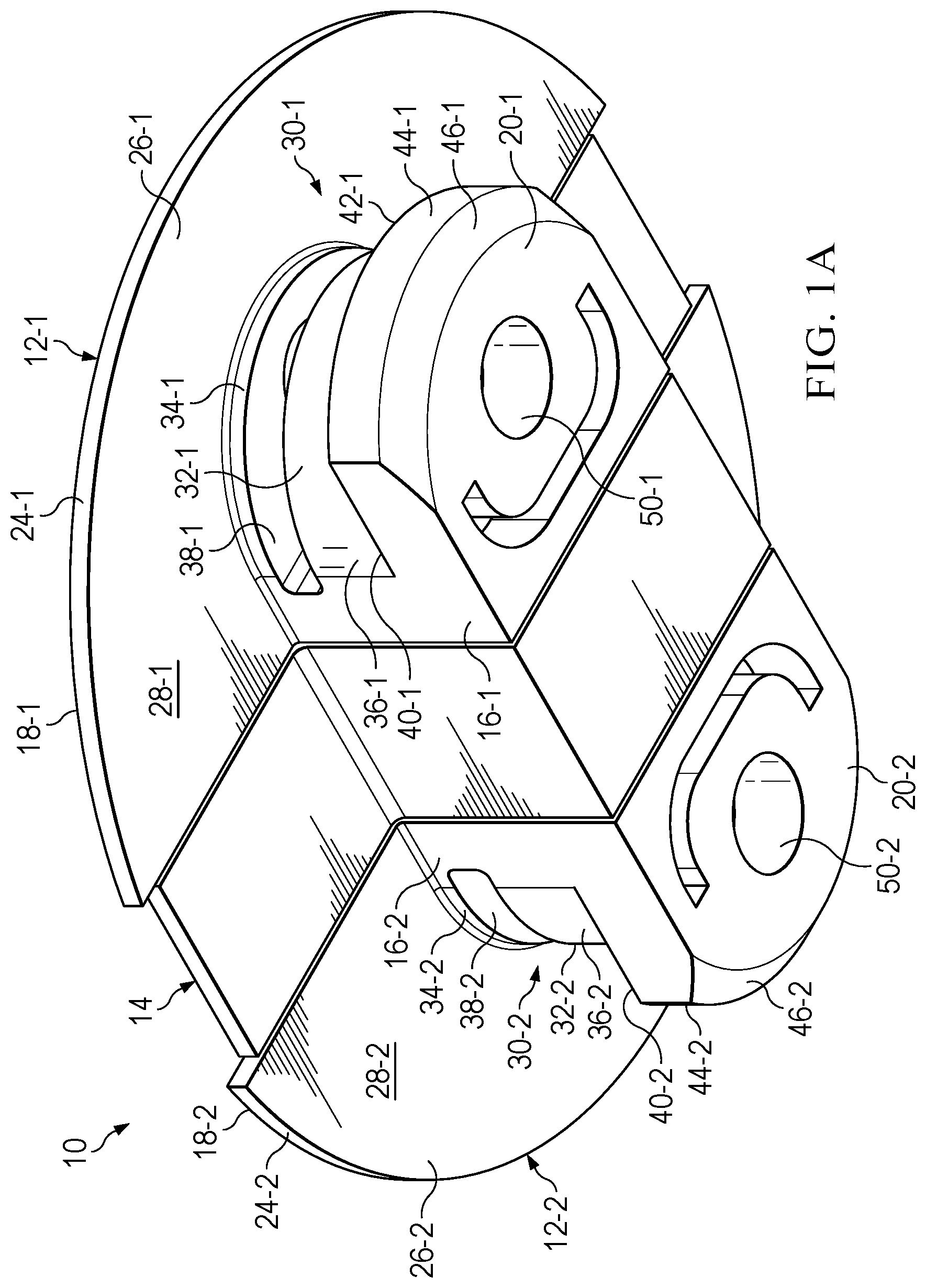 Patent US12103205 — Method and apparatus for holding glove molds — Figure 1