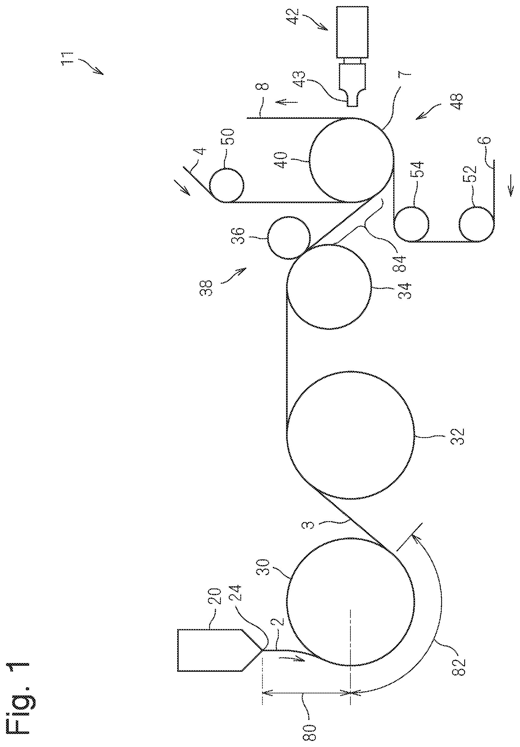 Patent US12103217 — Stretchable sheet manufacturing method — Figure 1