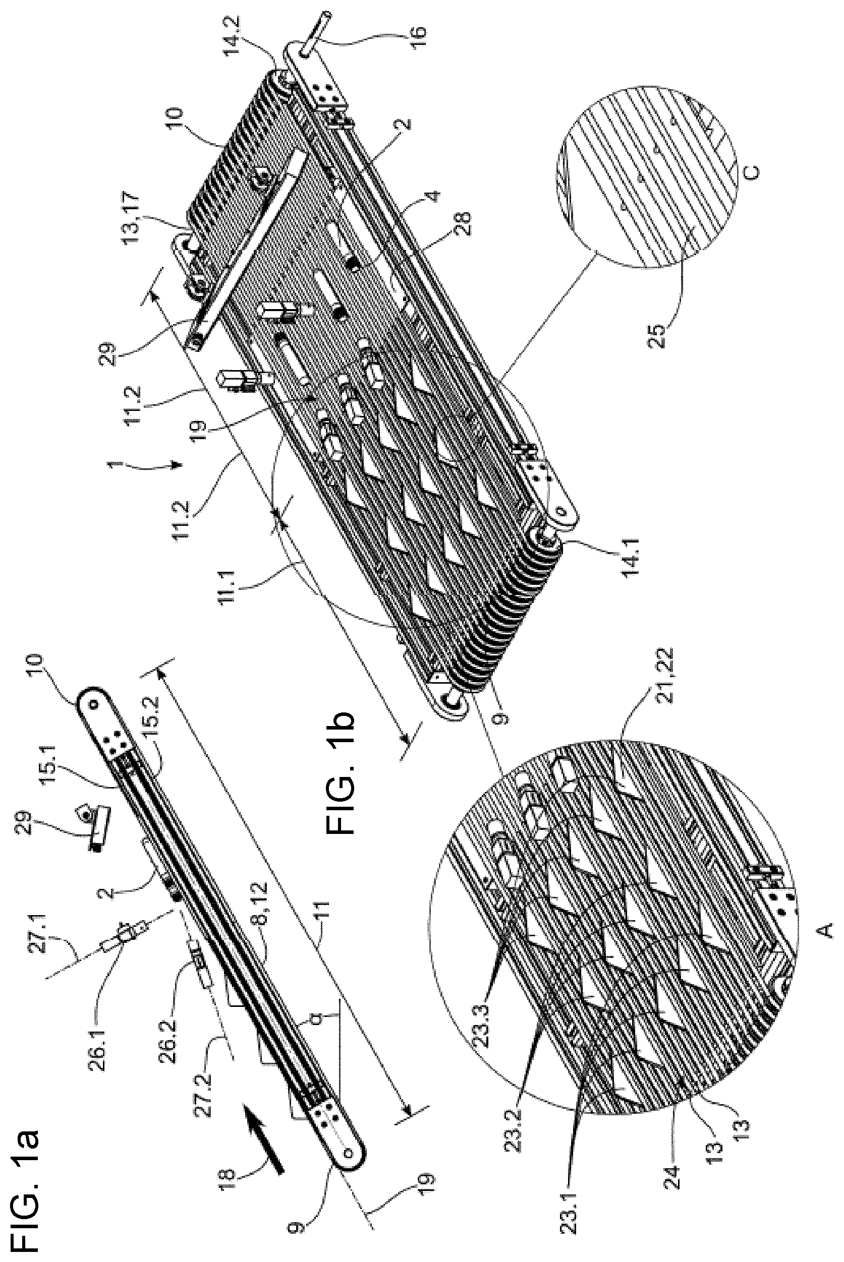 Patent US12103219 — Method and device for testing preforms — Figure 1