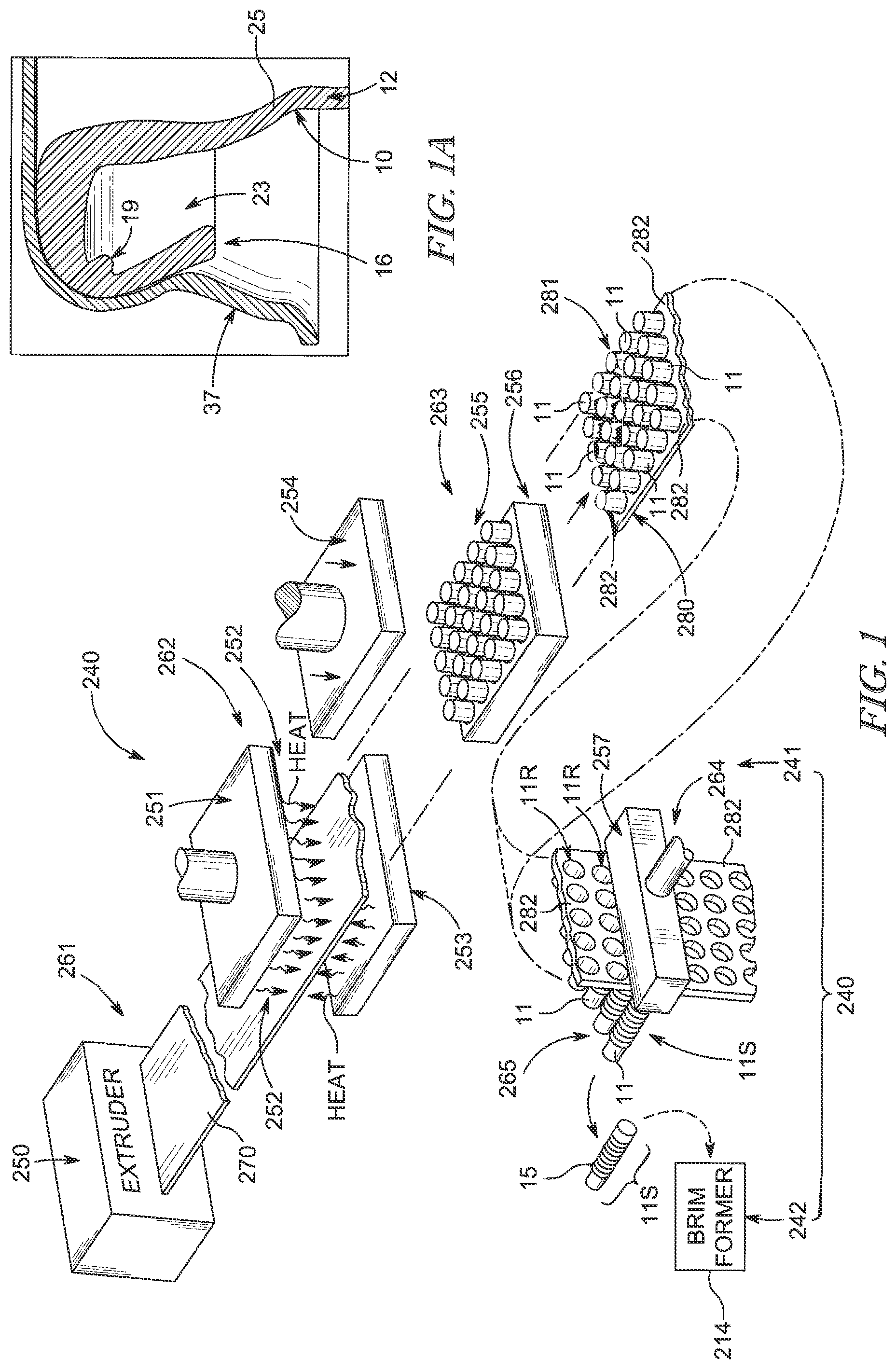 Patent US12103221 — Brim-forming machine and method of use — Figure 1