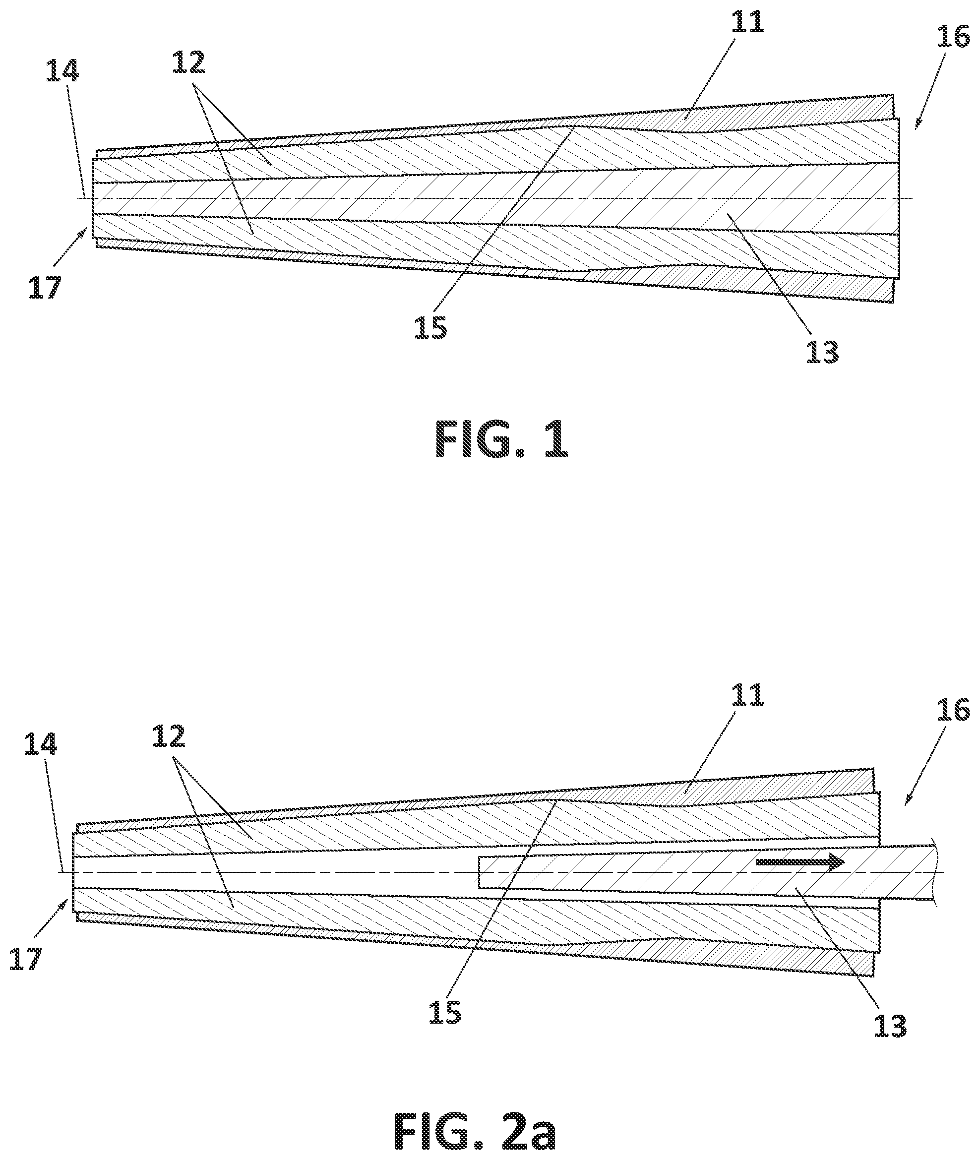 Patent US12103250 — Device comprising multiple longitudinal mandrels forming a mold for manufacturing a composite part — Figure 1