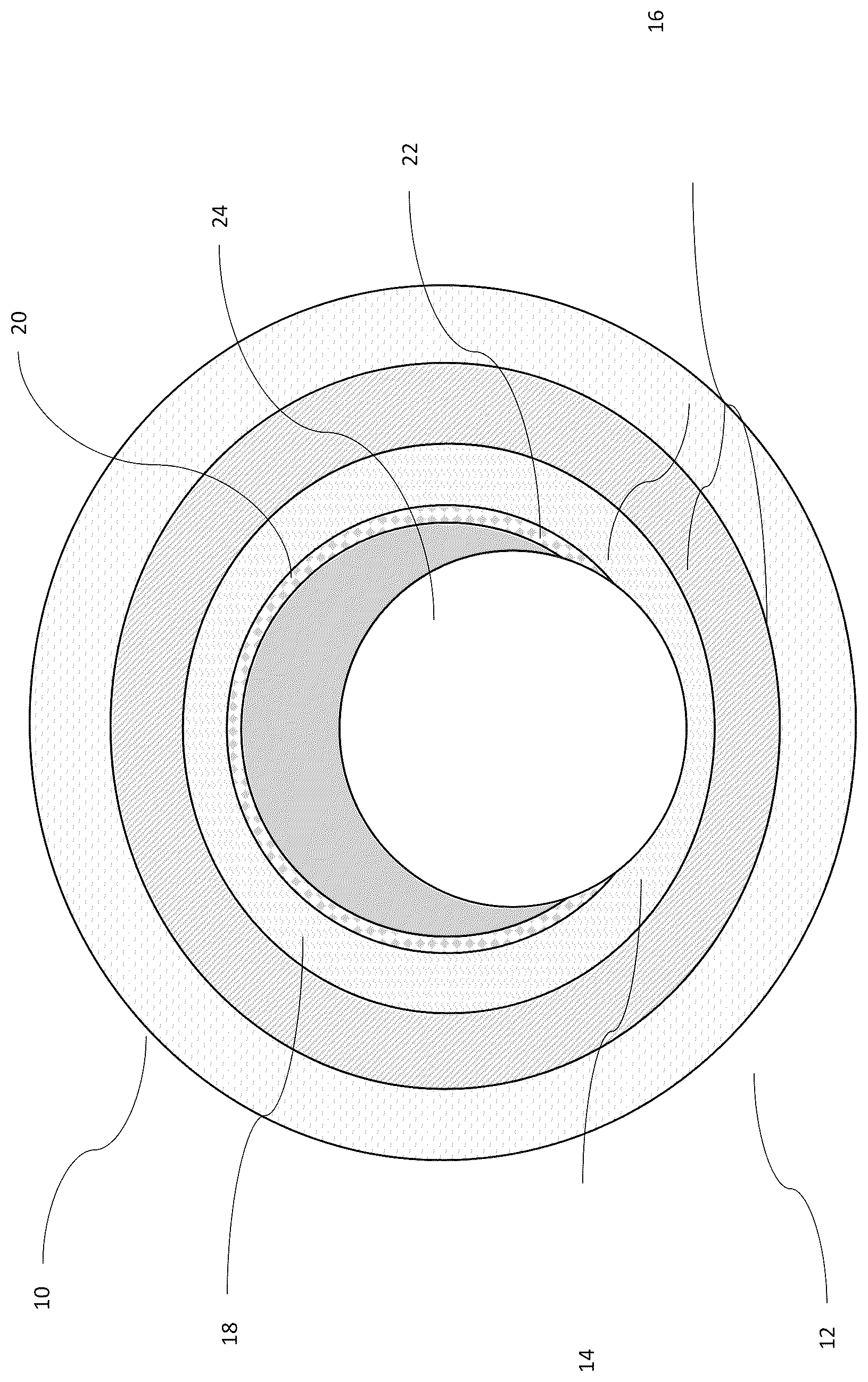 Patent US12103266 — Flexible high-pressure fluid conveying pipe — Figure 1