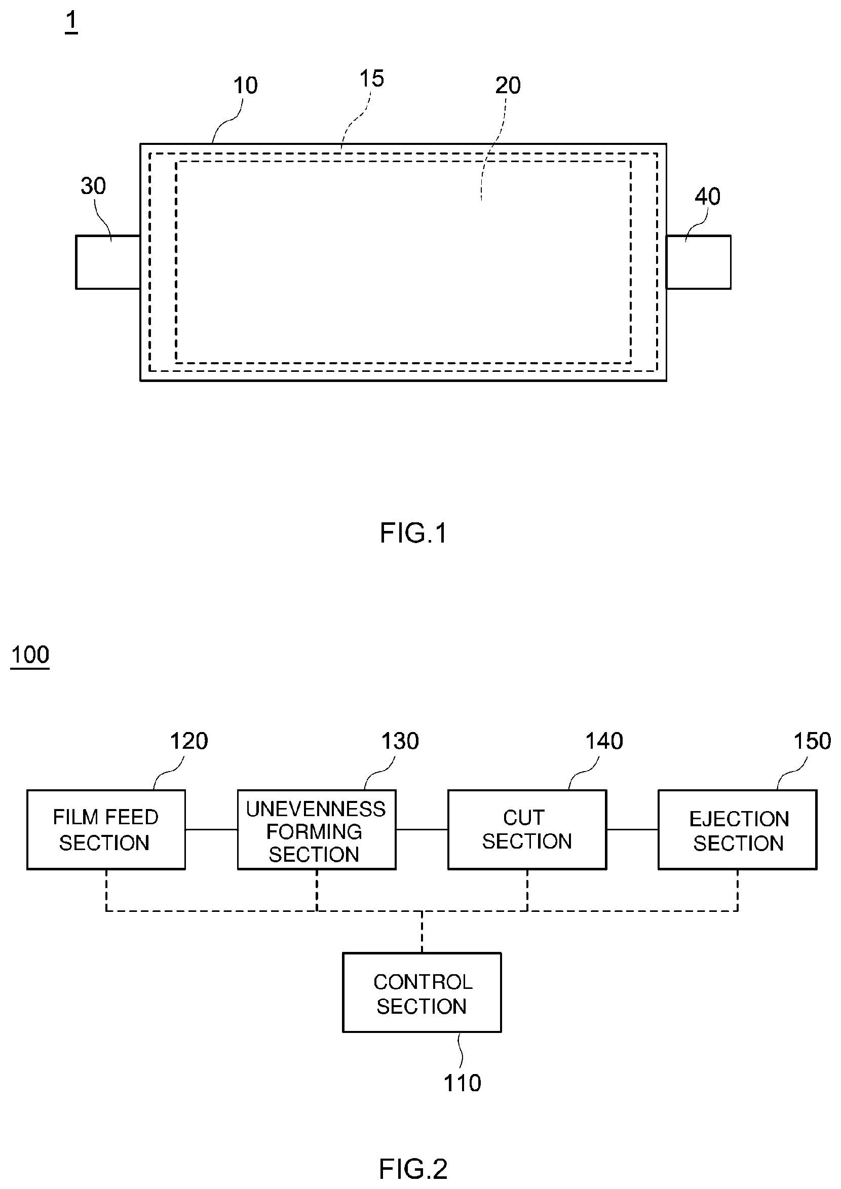 Patent US12103289 — Manufacturing method of electrode outer casing — Figure 1