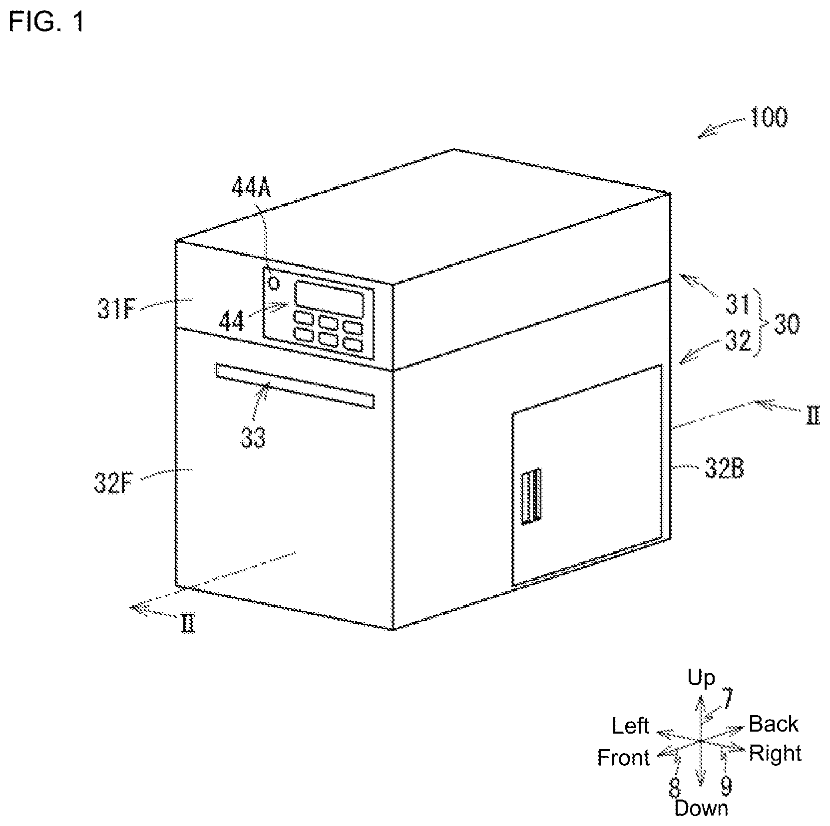 Patent US12103310 — Liquid discharging device and method for performing maintenance of liquid discharging device — Figure 1