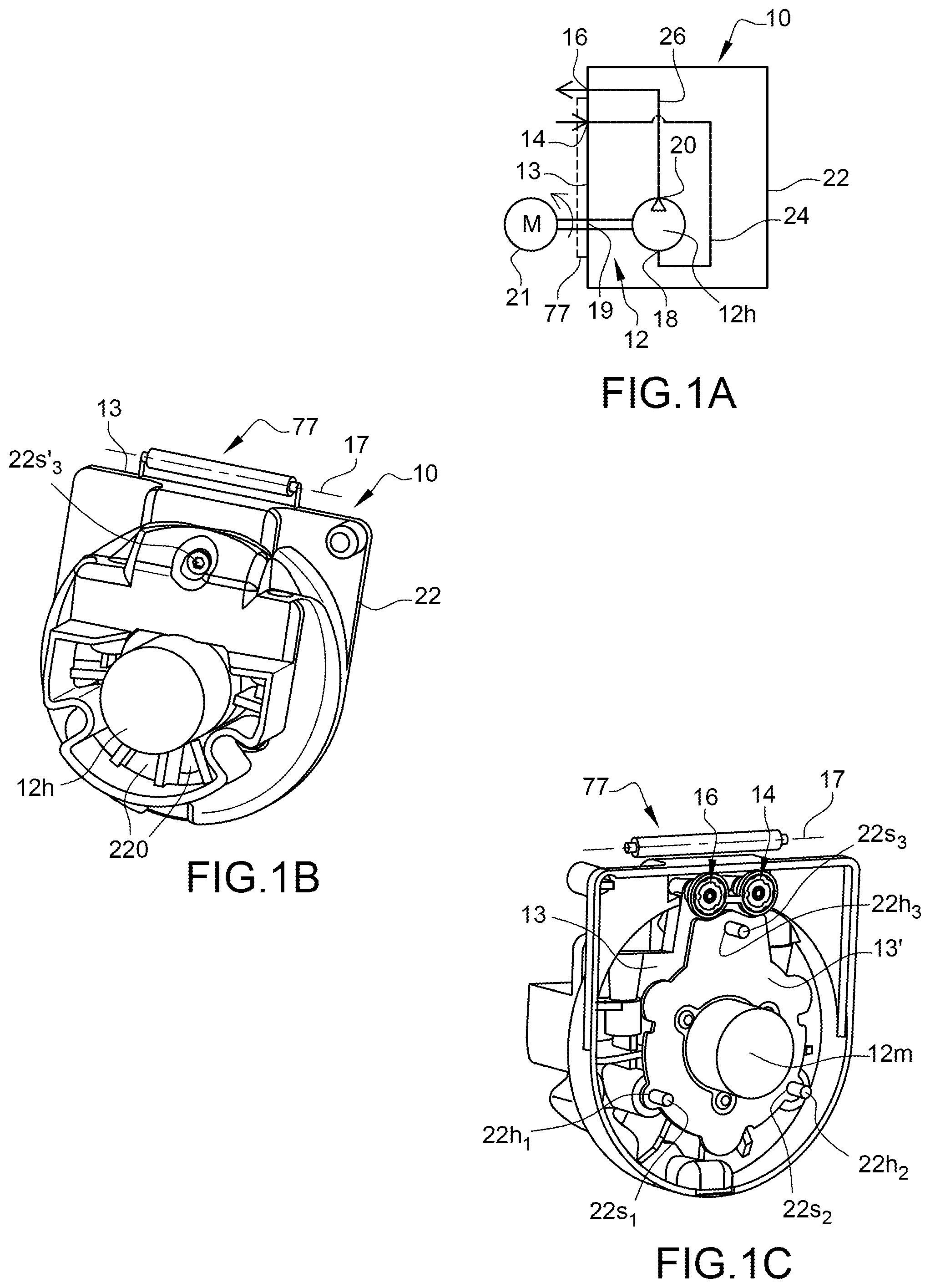 Patent US12103311 — Ink circuit with several modular units — Figure 1