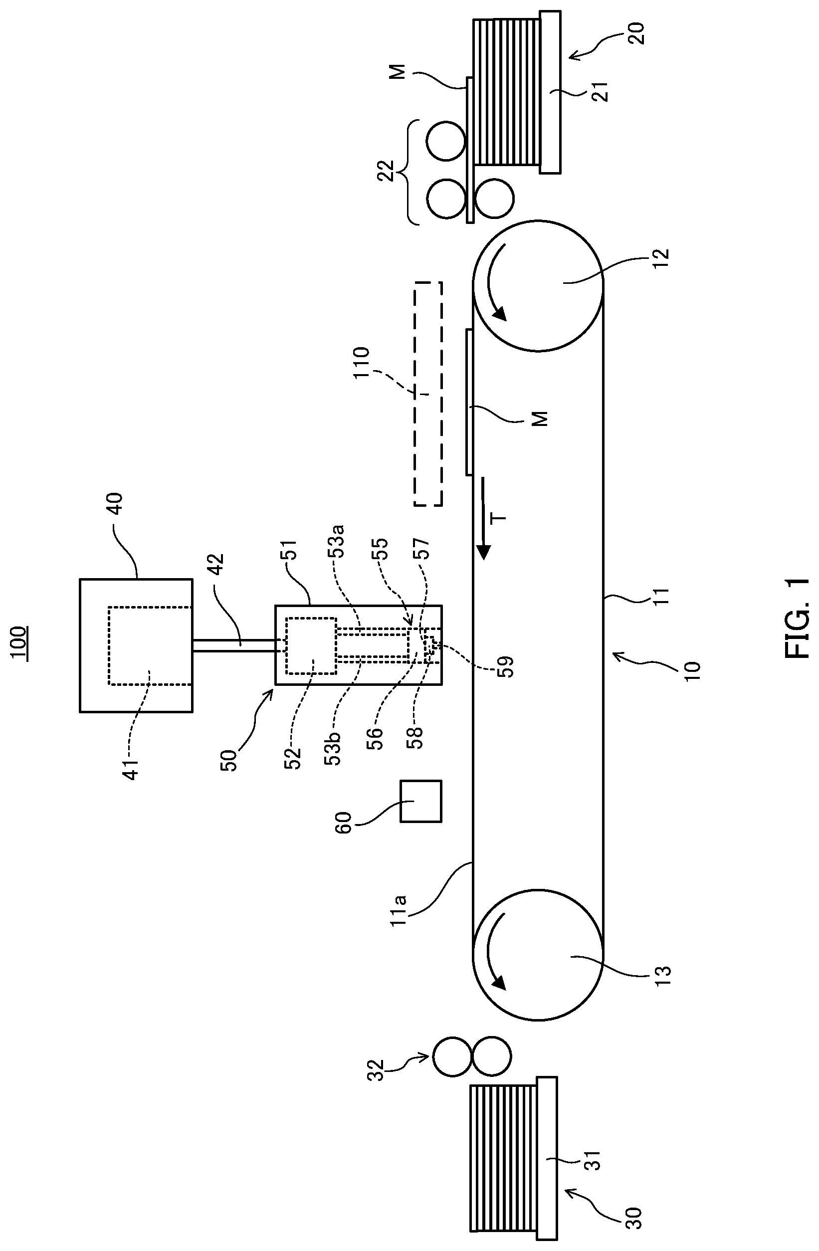 Patent US12103316 — Image forming apparatus, lifetime determination method and non-transitory computer-readable recording medium storing lifetime determination program — Figure 1