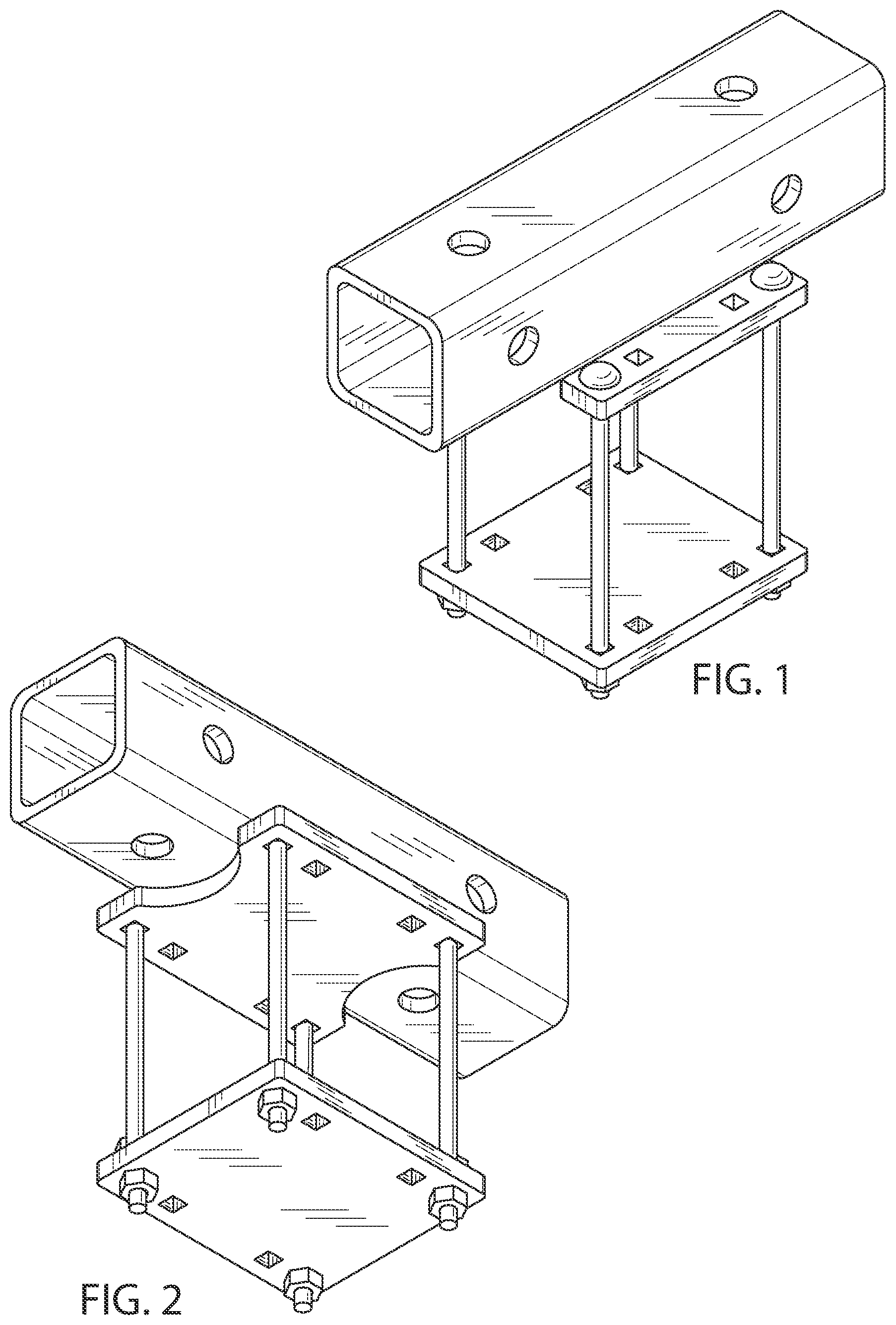 Patent US12103343 — Hitch mount assembly — Figure 1