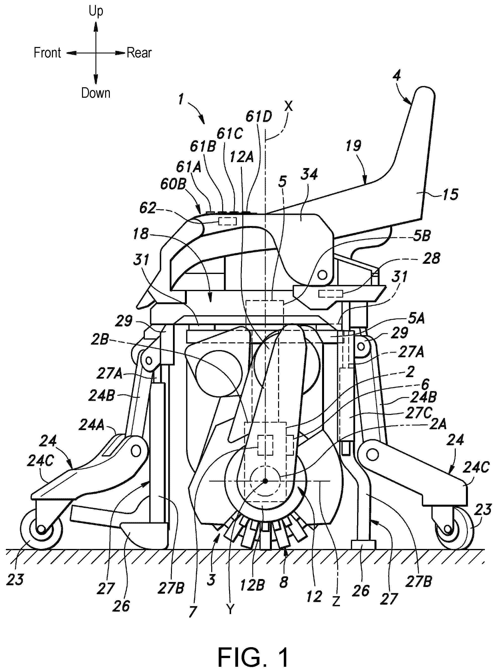 Patent US12103348 — Vehicle — Figure 1