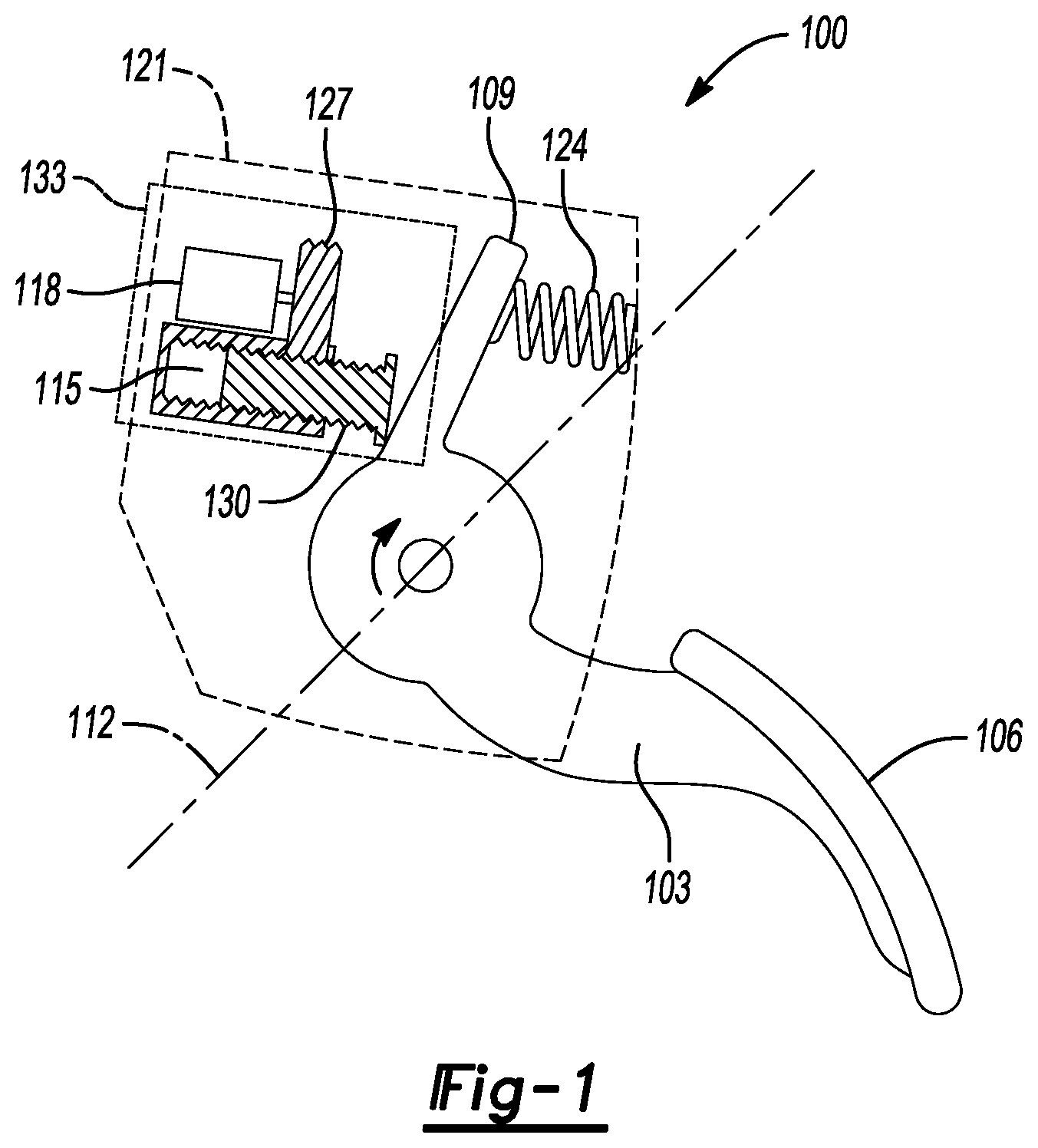 Patent US12103384 — System and method for a vehicle accelerator pedal — Figure 1