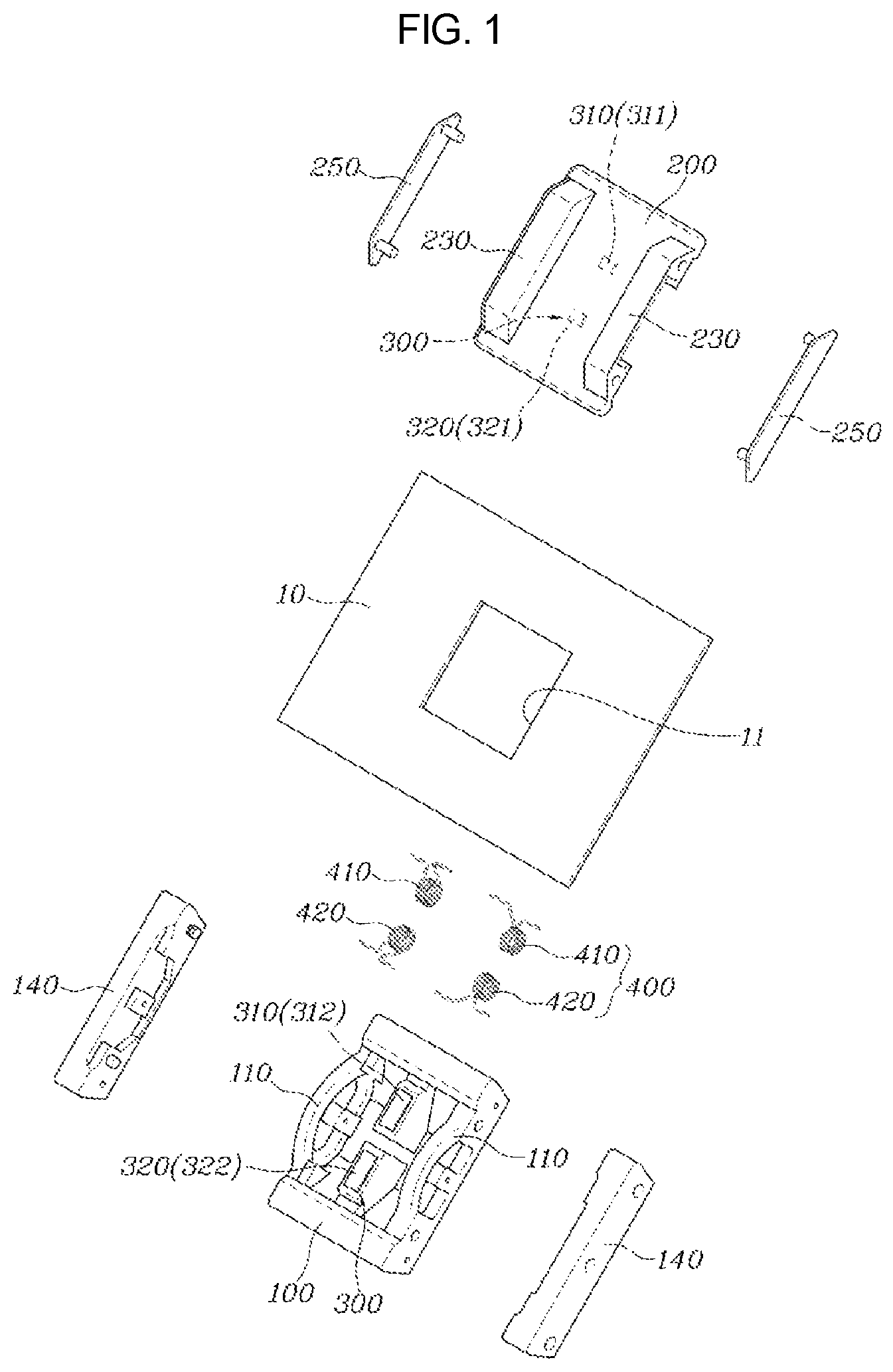 Patent US12103385 — Electronic pedal apparatus — Figure 1