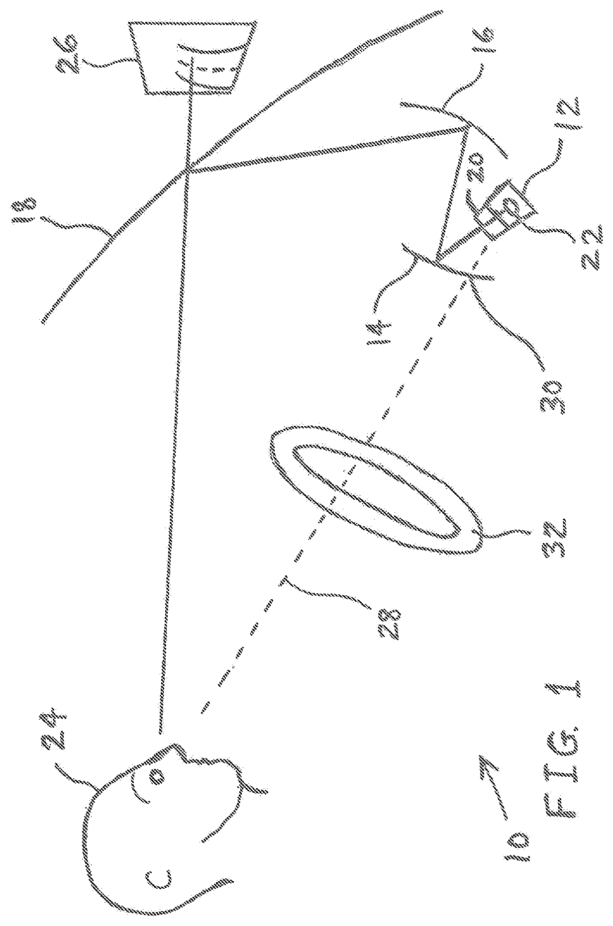 Patent US12103395 — Combined head up display (HUD) and camera system — Figure 1