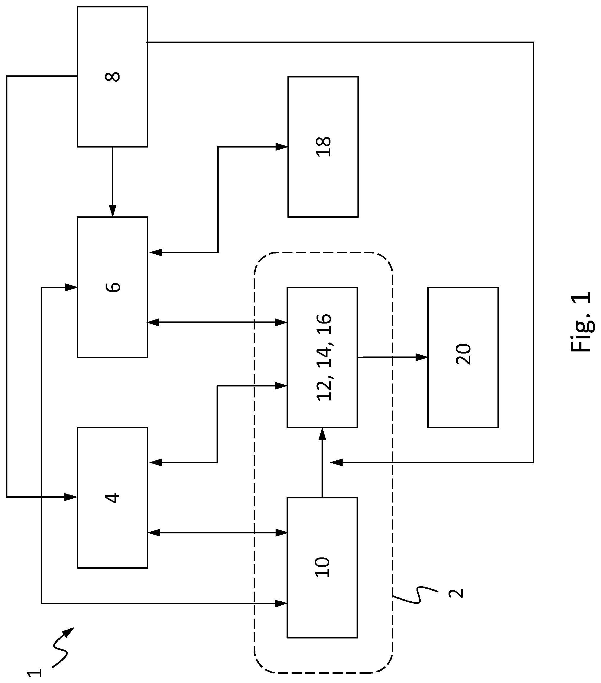 Patent US12103403 — Discharging a bus of an electrically powered or hybrid vehicle — Figure 1