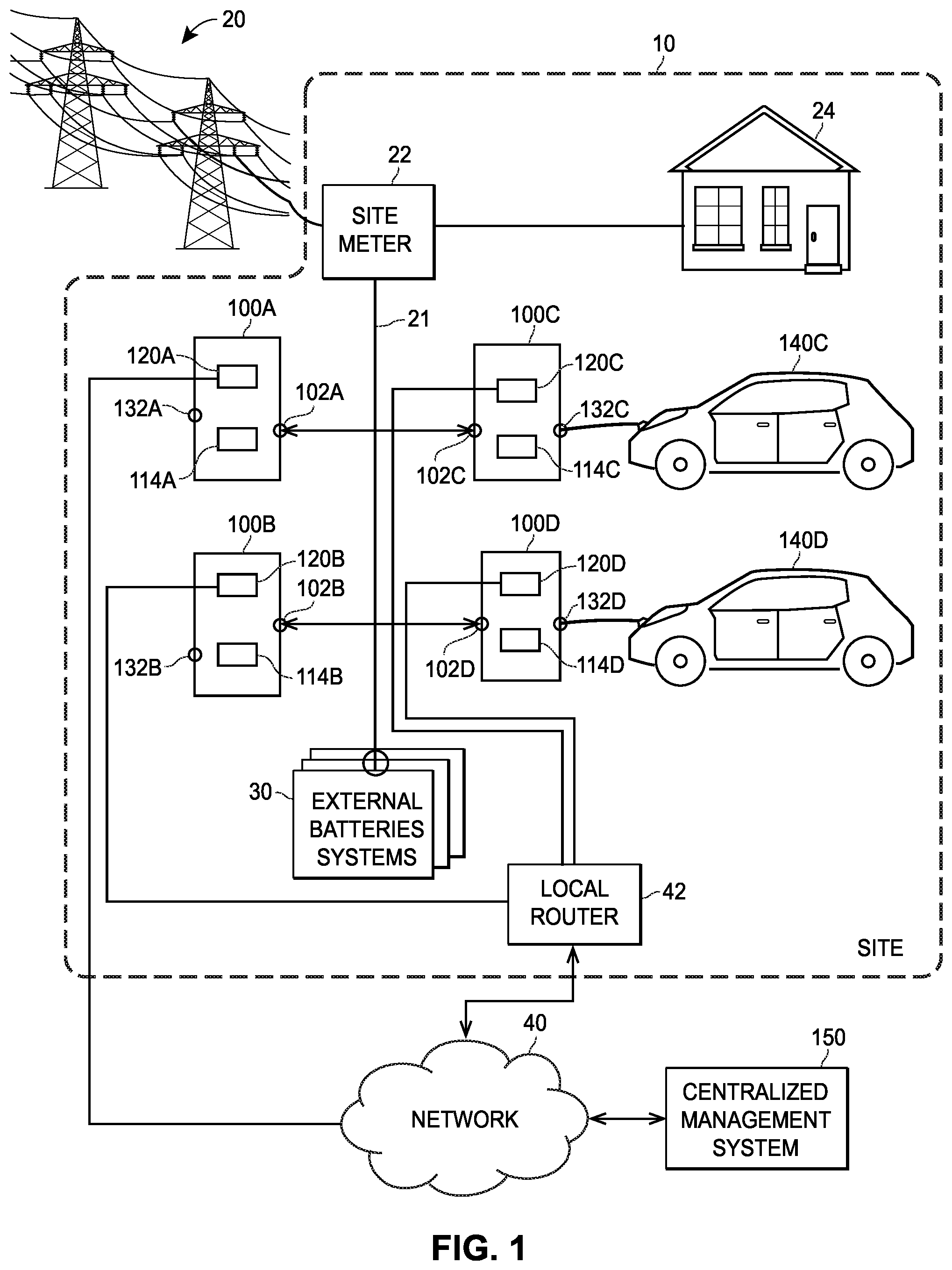 Patent US12103423 — Resilient charging station — Figure 1