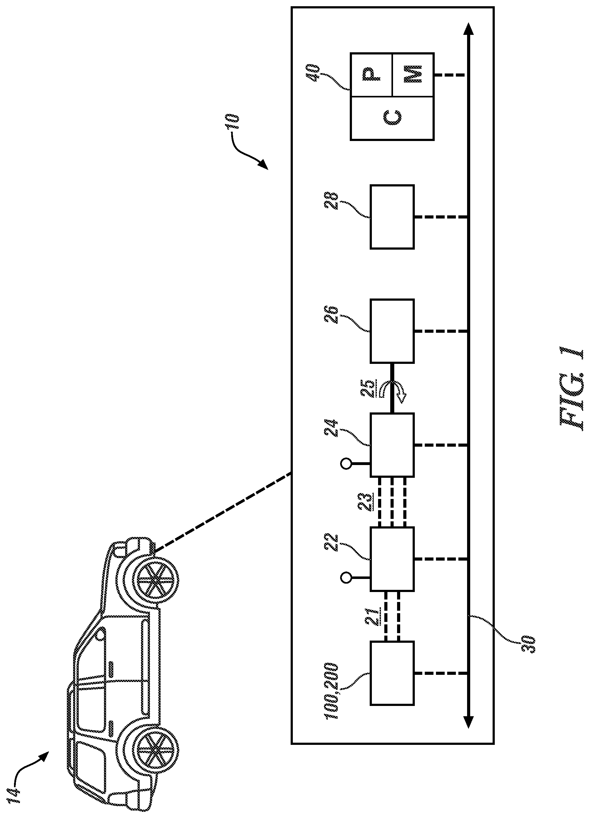 Patent US12103429 — Method and apparatus for a multi-cell rechargeable energy storage device — Figure 1