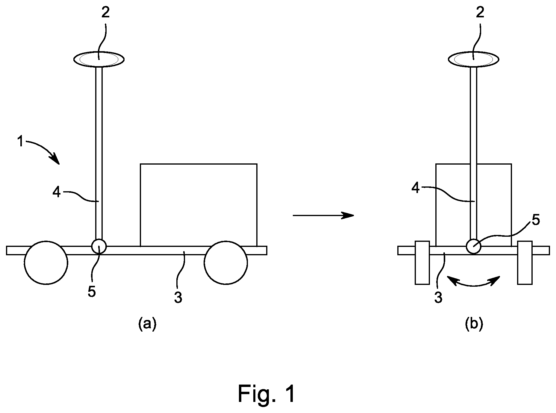 Patent US12103438 — Device for mounting a seat or a standing plate relative to a frame of a vehicle — Figure 1