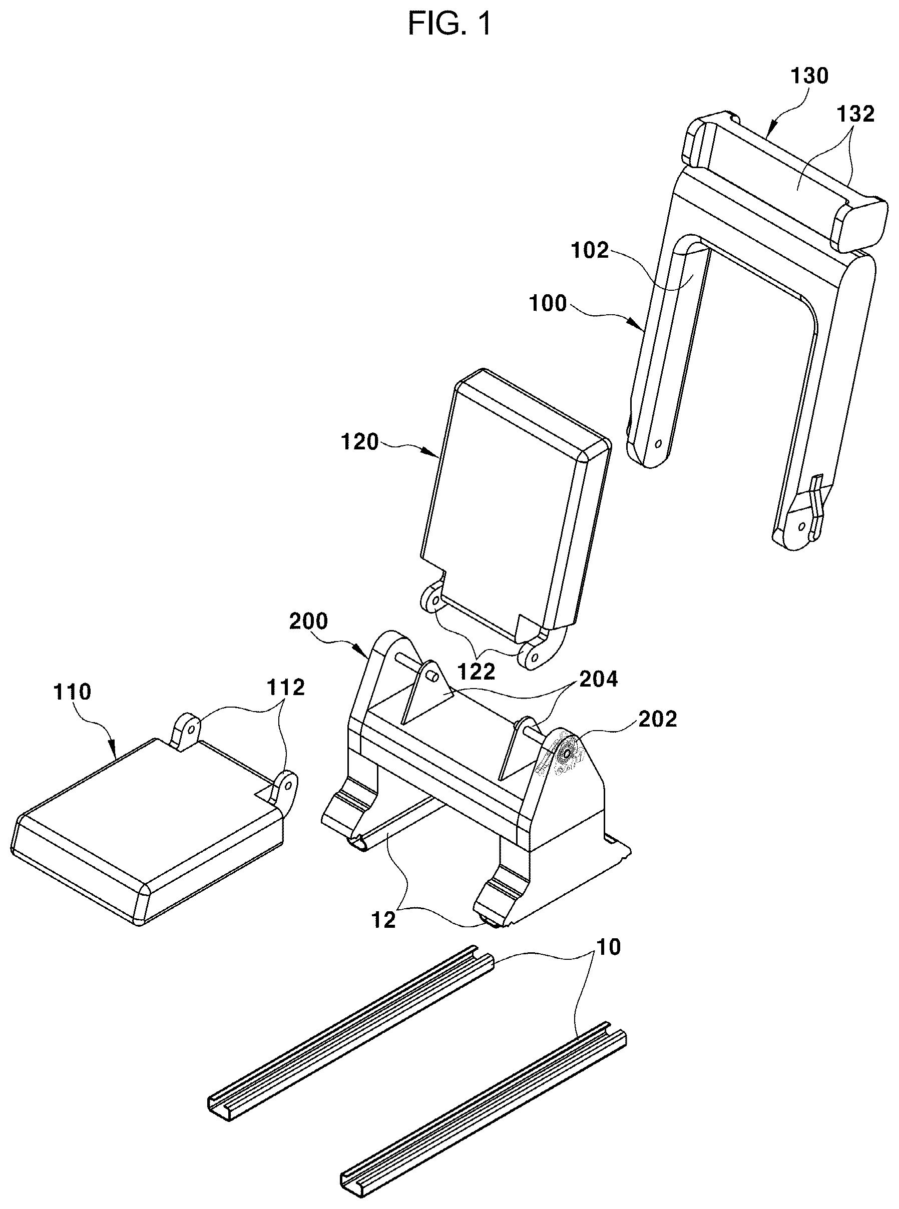 Patent US12103441 — Vehicle seat — Figure 1