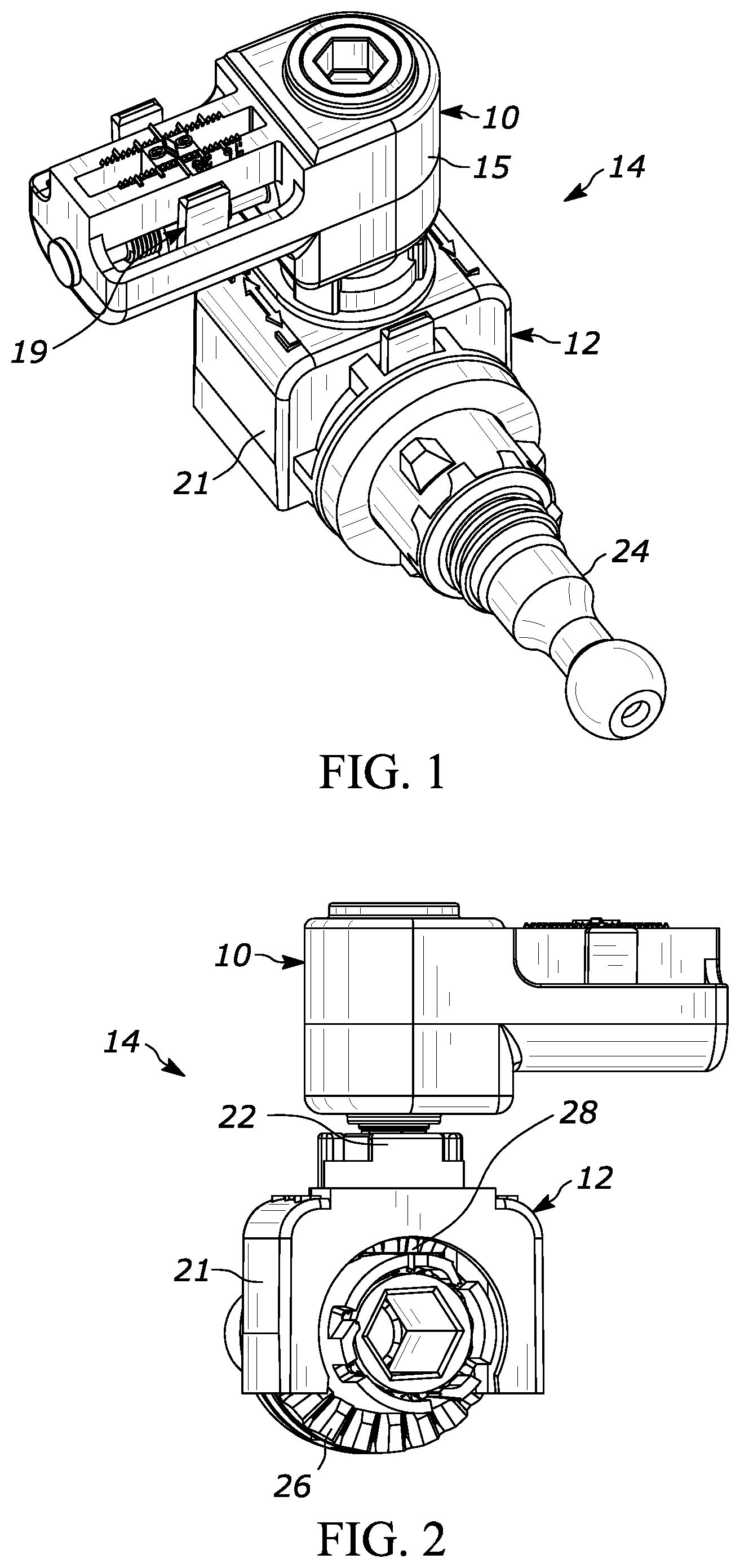 Patent US12103456 — Vehicle headlight aiming device — Figure 1