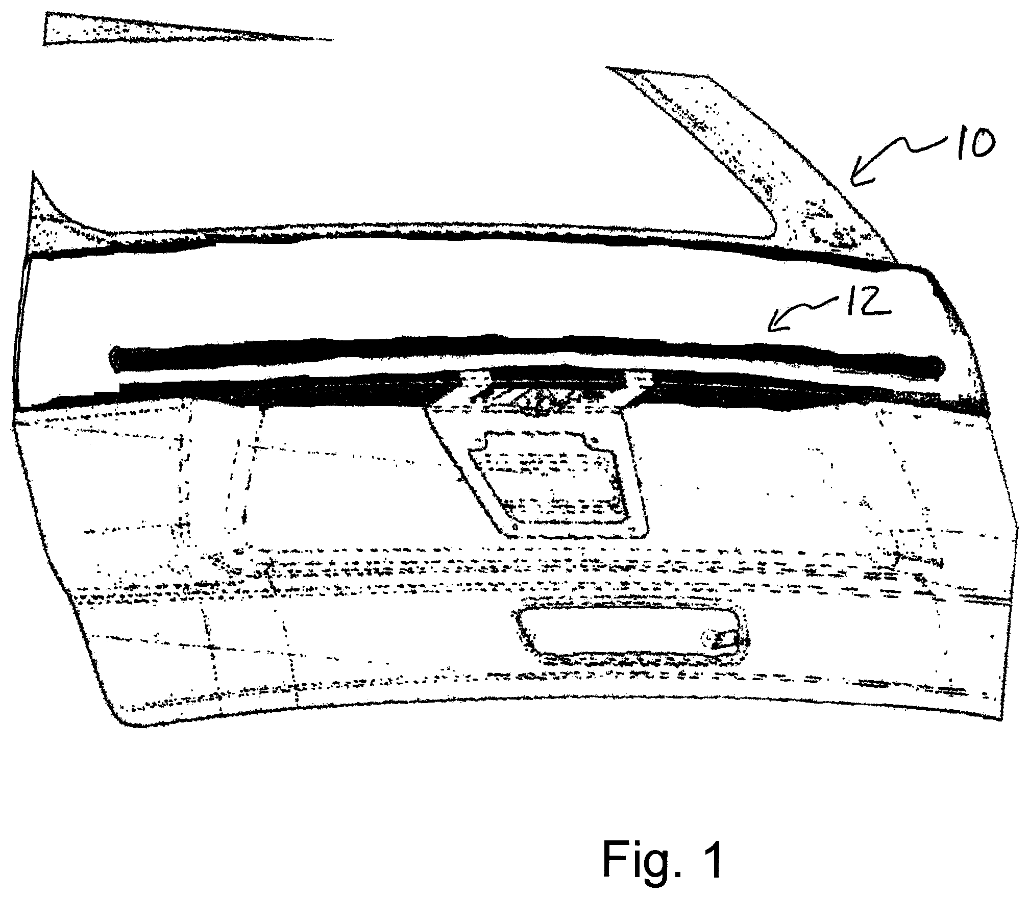 Patent US12103458 — Tailgate and rooftop mounted warning or emergency lights — Figure 1