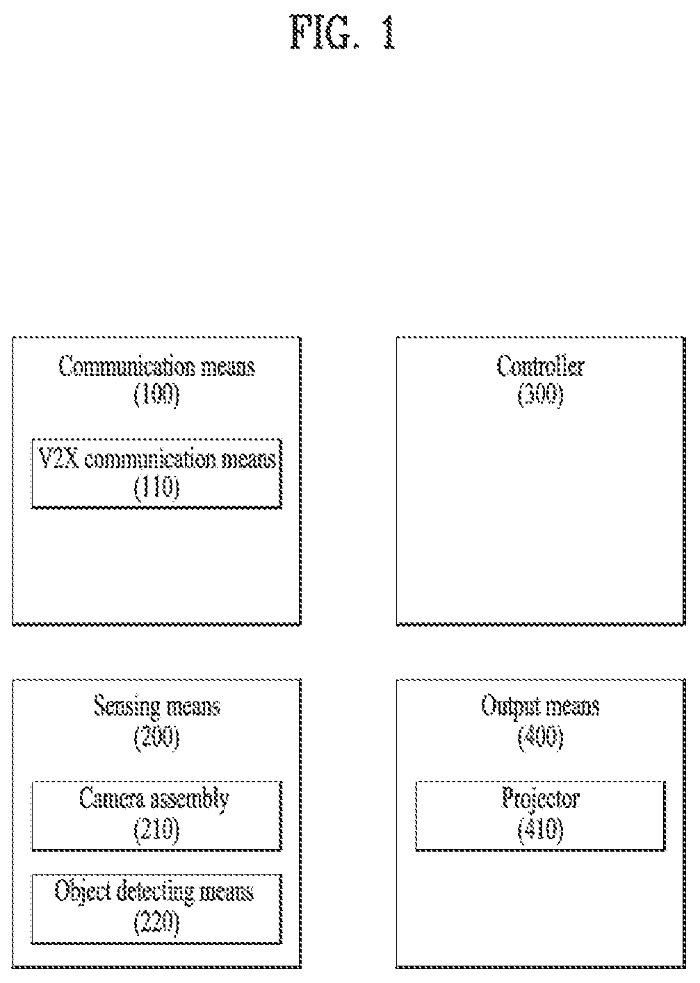 Patent US12103459 — Method and system for displaying external communication message — Figure 1