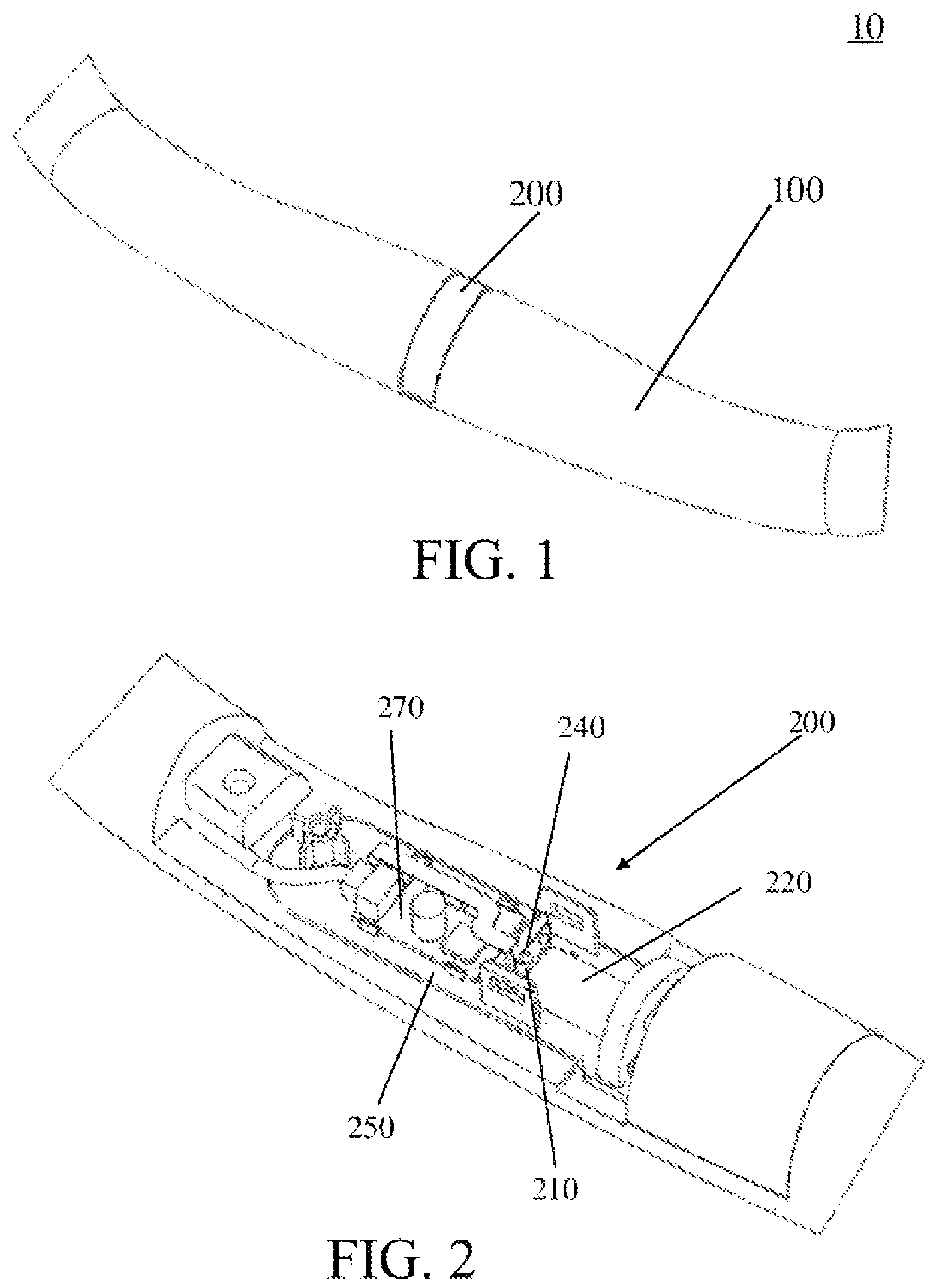 Patent US12103460 Figure 1 – Vehicle steering wheel with radial light-emitting region