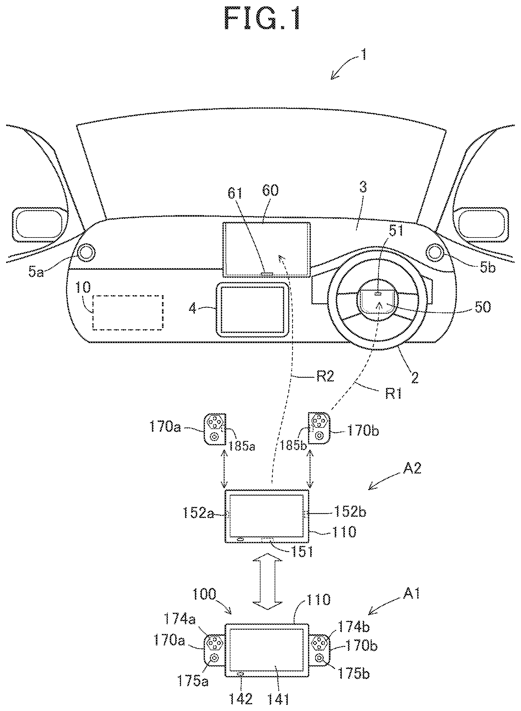 Patent US12103465 — Mobile body, interaction providing system, and interaction providing method — Figure 1