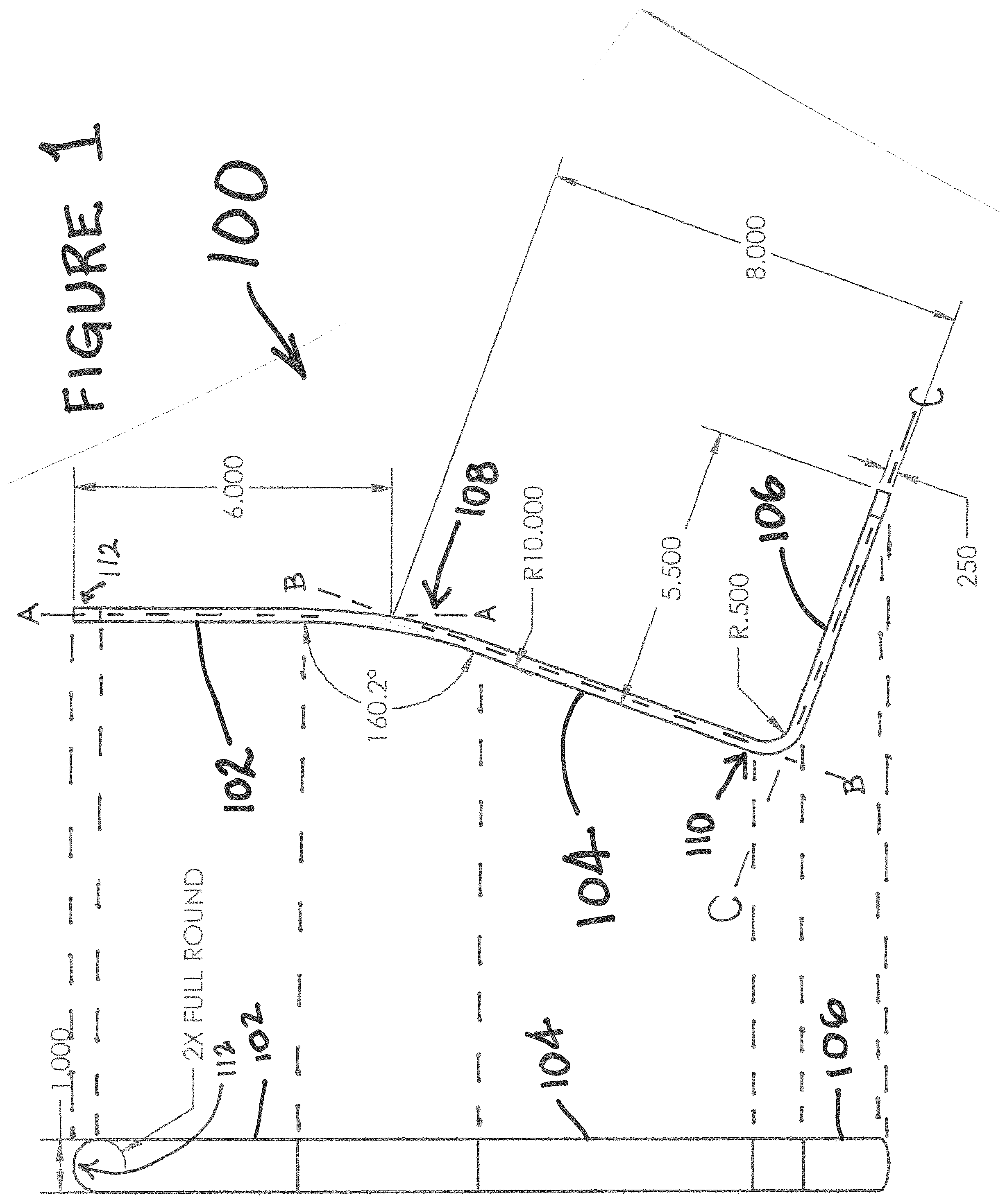 Patent US12103466 — Universal cell phone holder — Figure 1