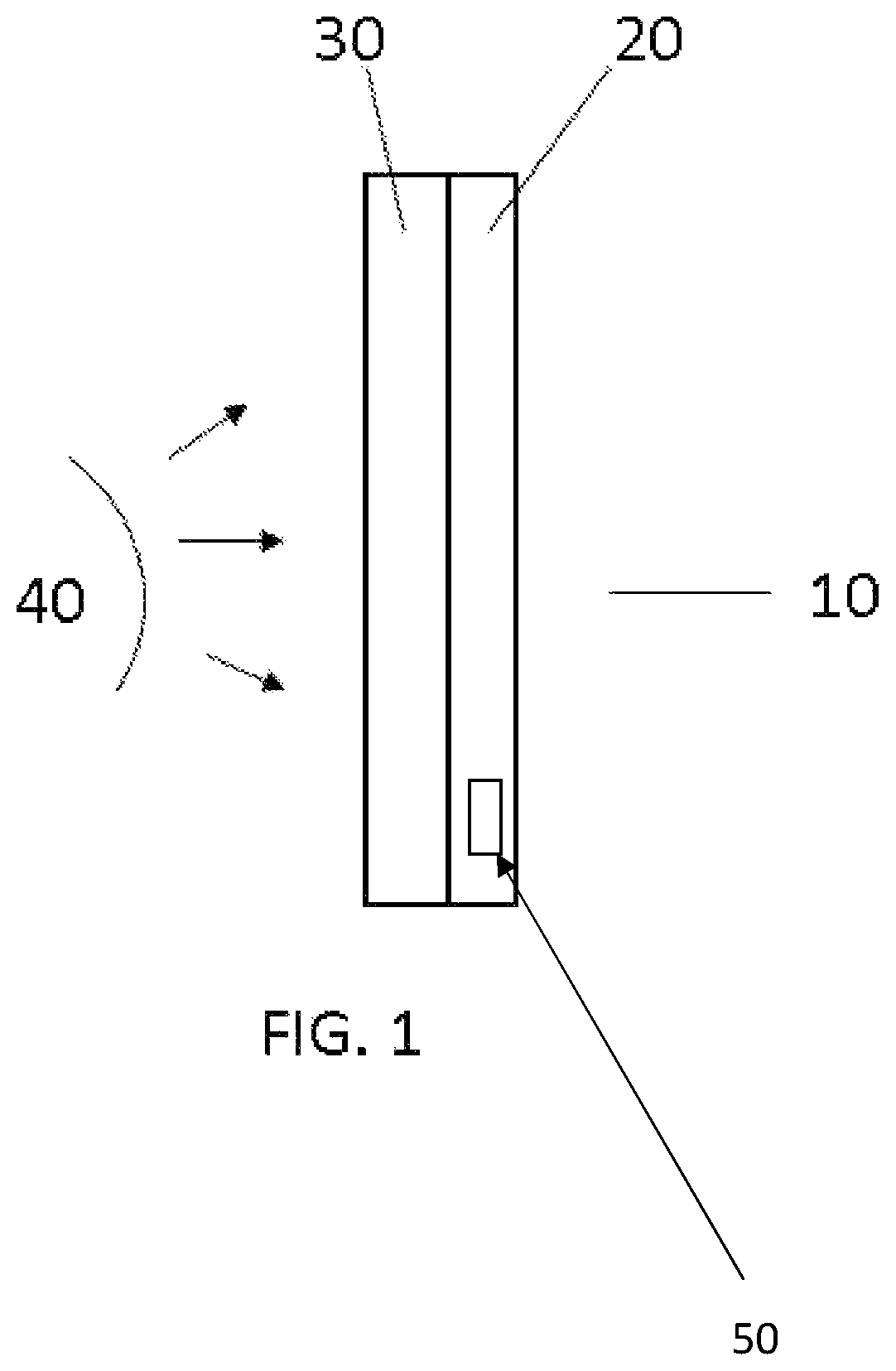 Patent US12103469 — Vehicle interior components having flexible surface layers — Figure 1