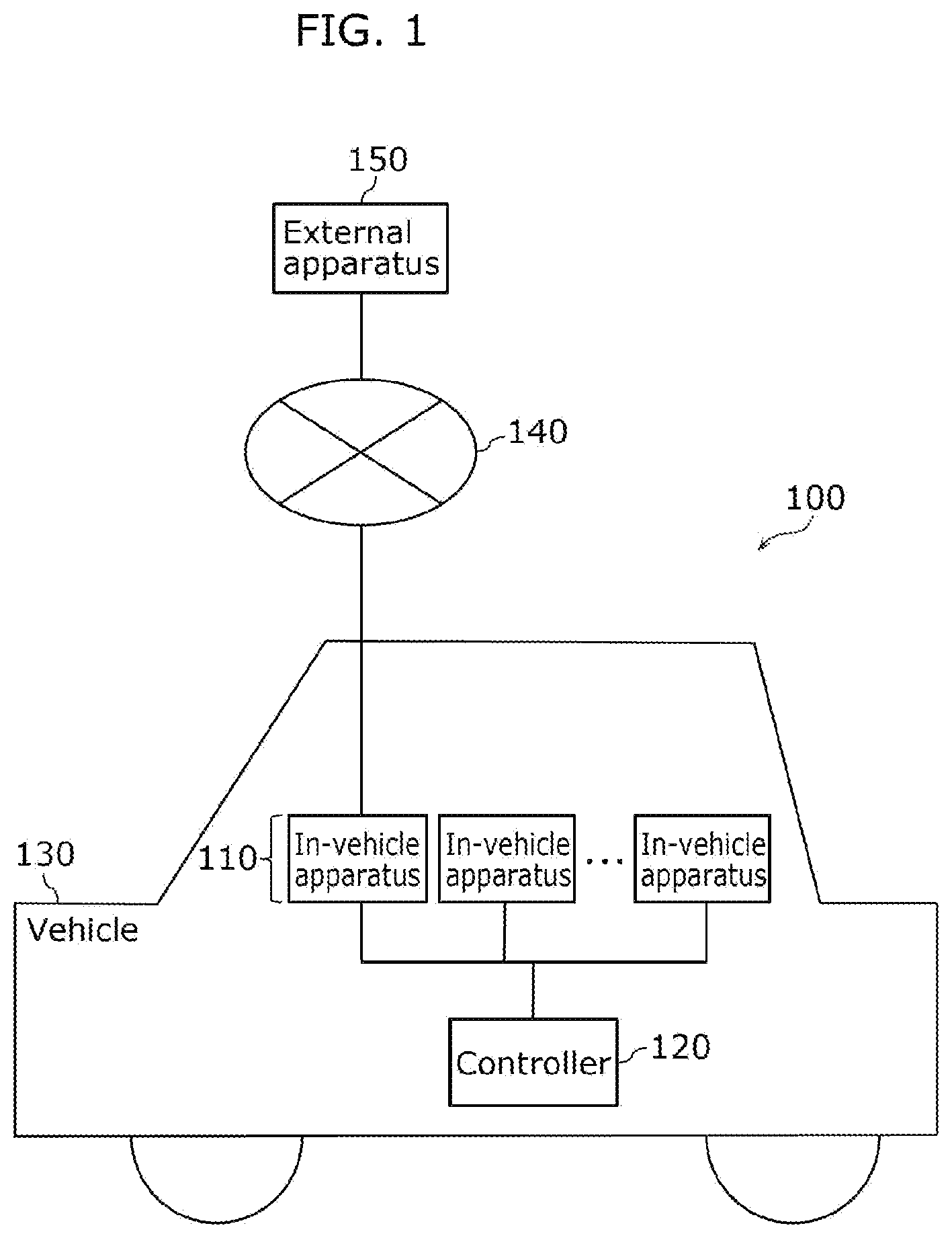 Patent US12103478 Figure 1 – Vehicle system and information processing method