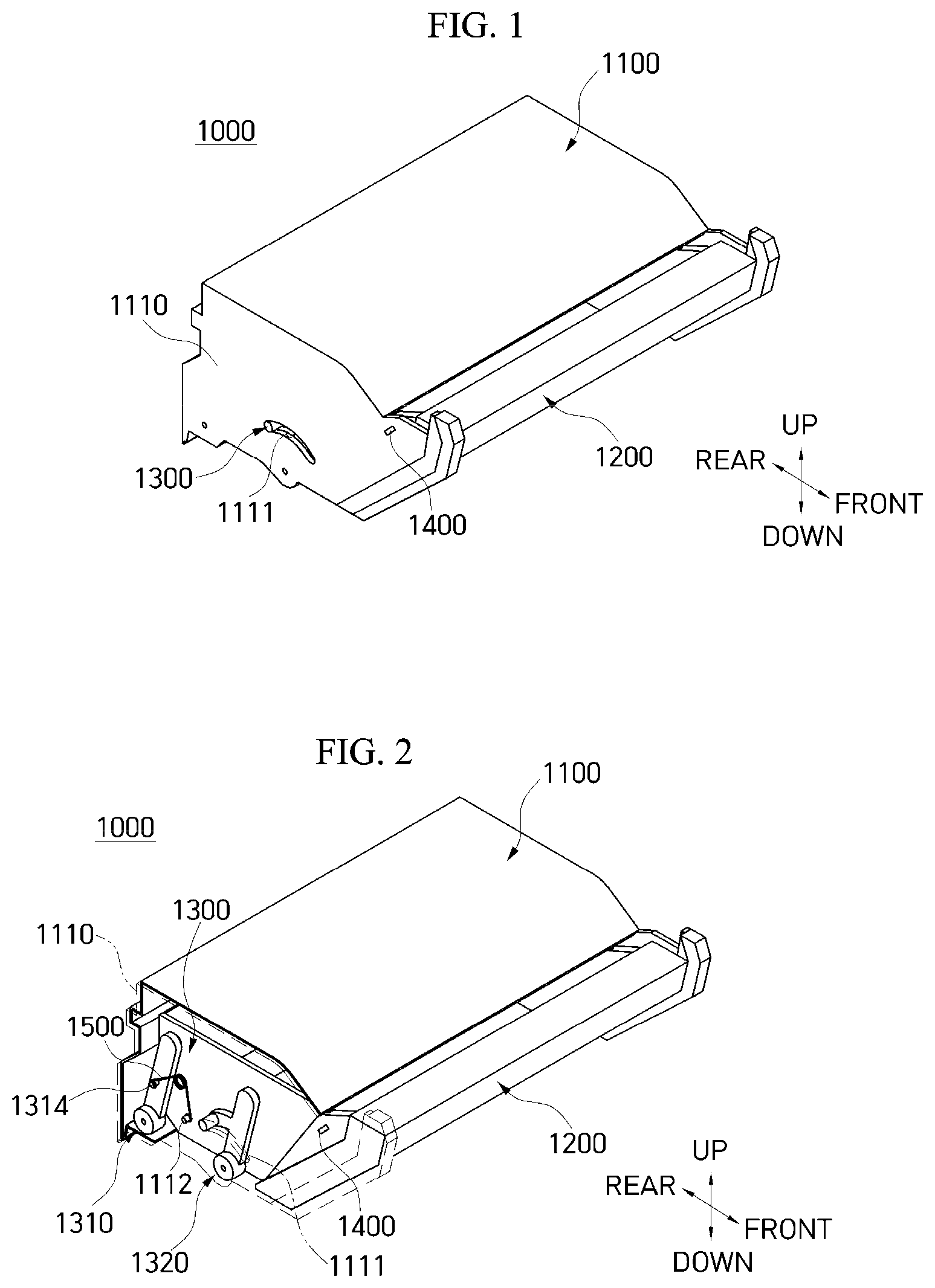 Patent US12103498 — Glove box — Figure 1
